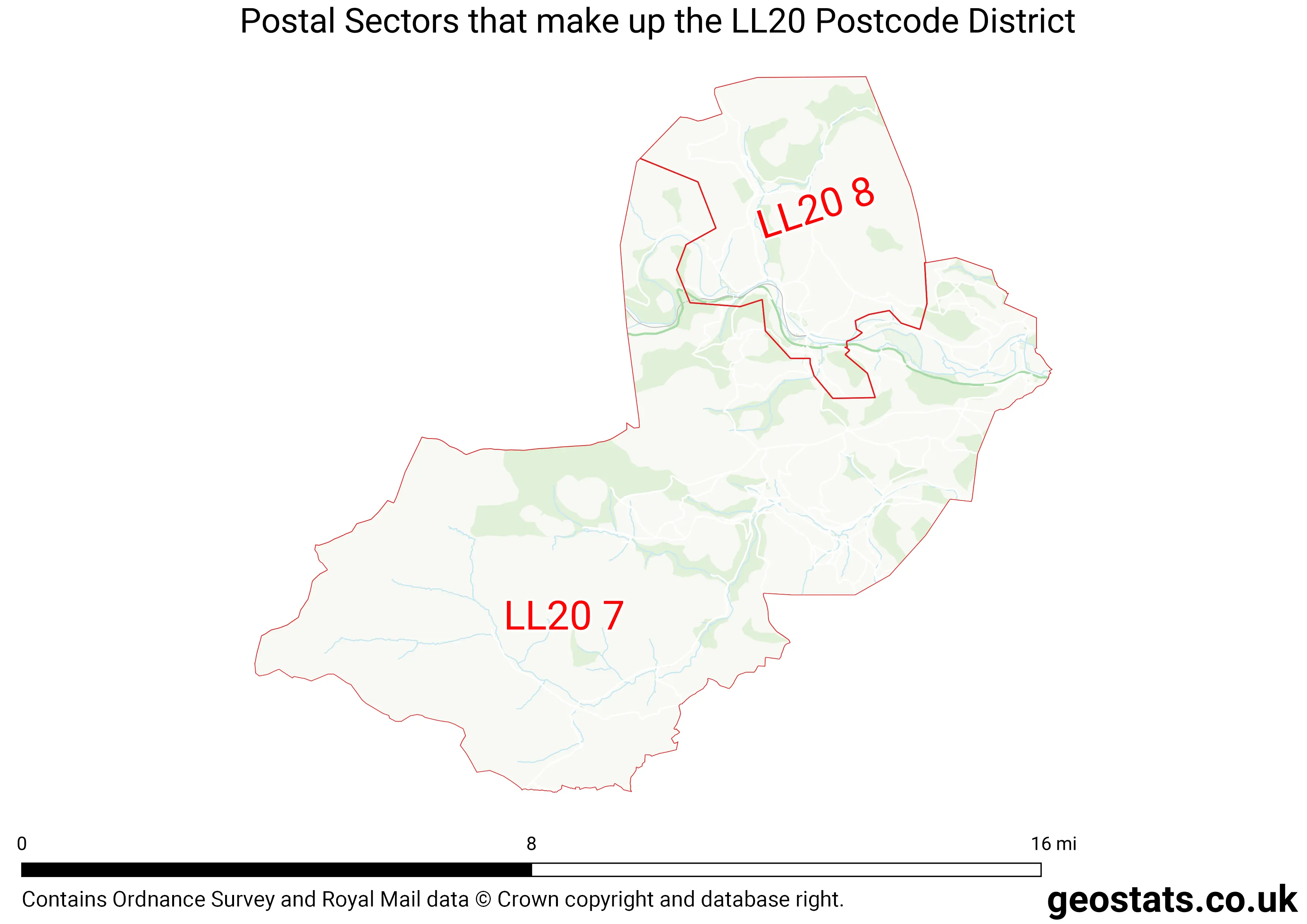 Map of the LL20  District