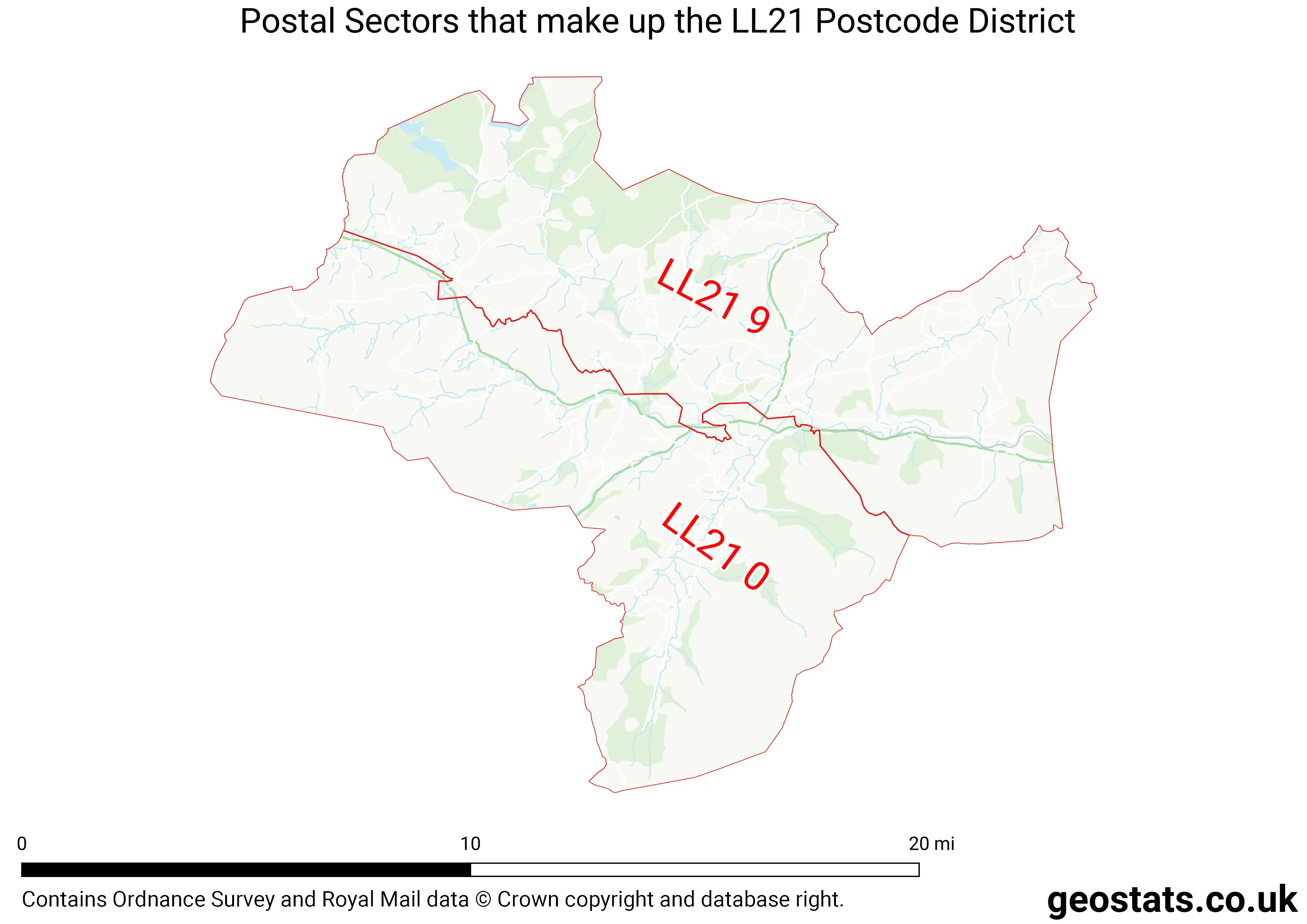 Map of the LL21  District