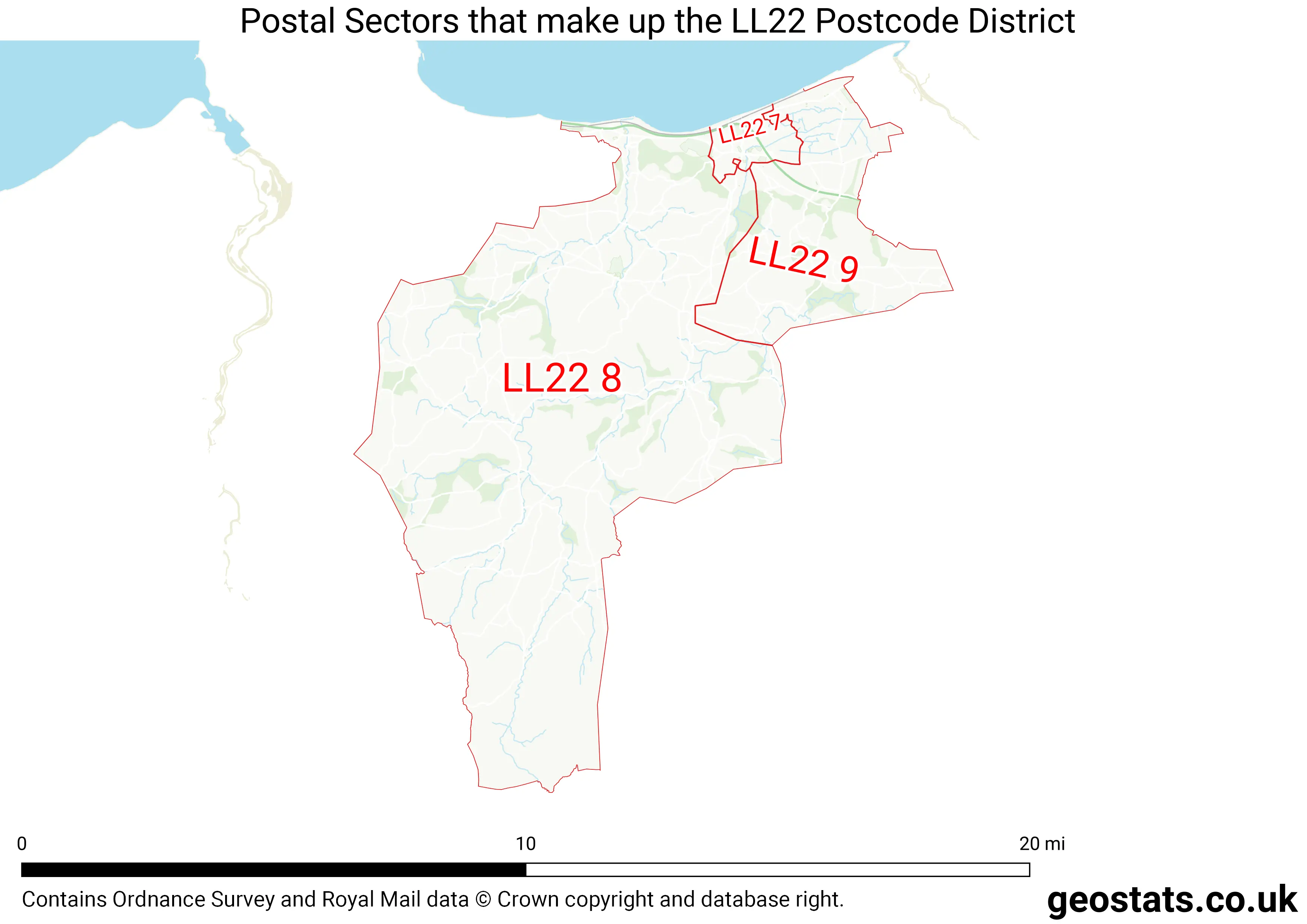 Map of the LL22  District