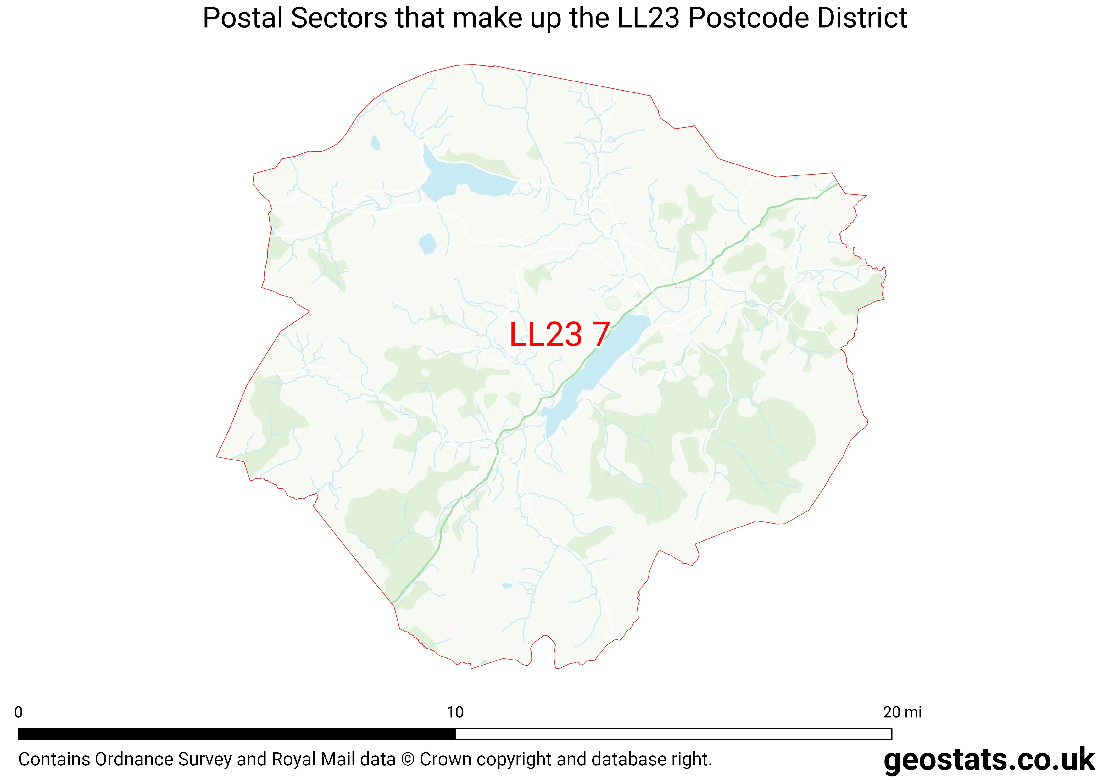 Map of the LL23  District