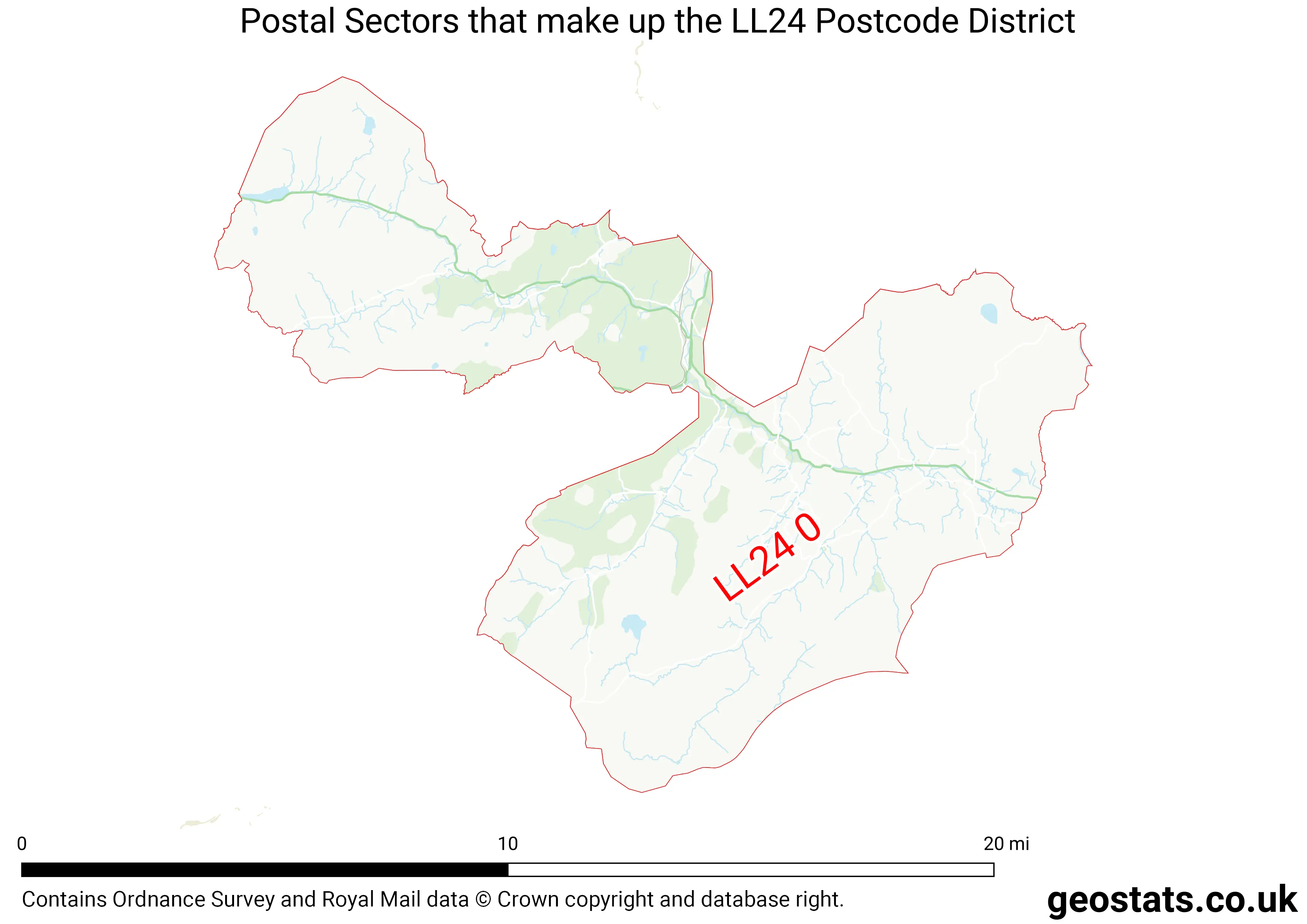 Map of the LL24  District