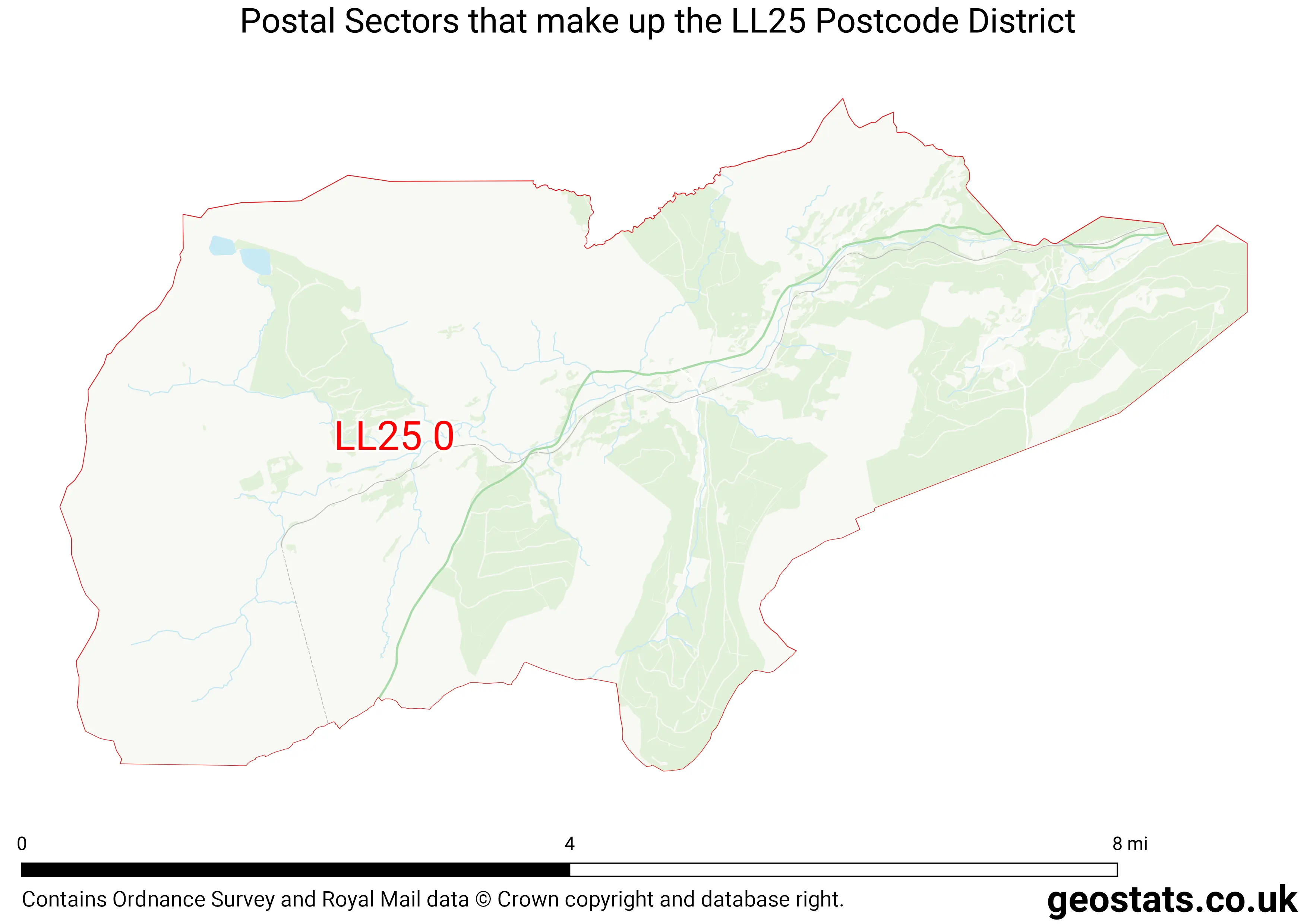 Map of the LL25  District