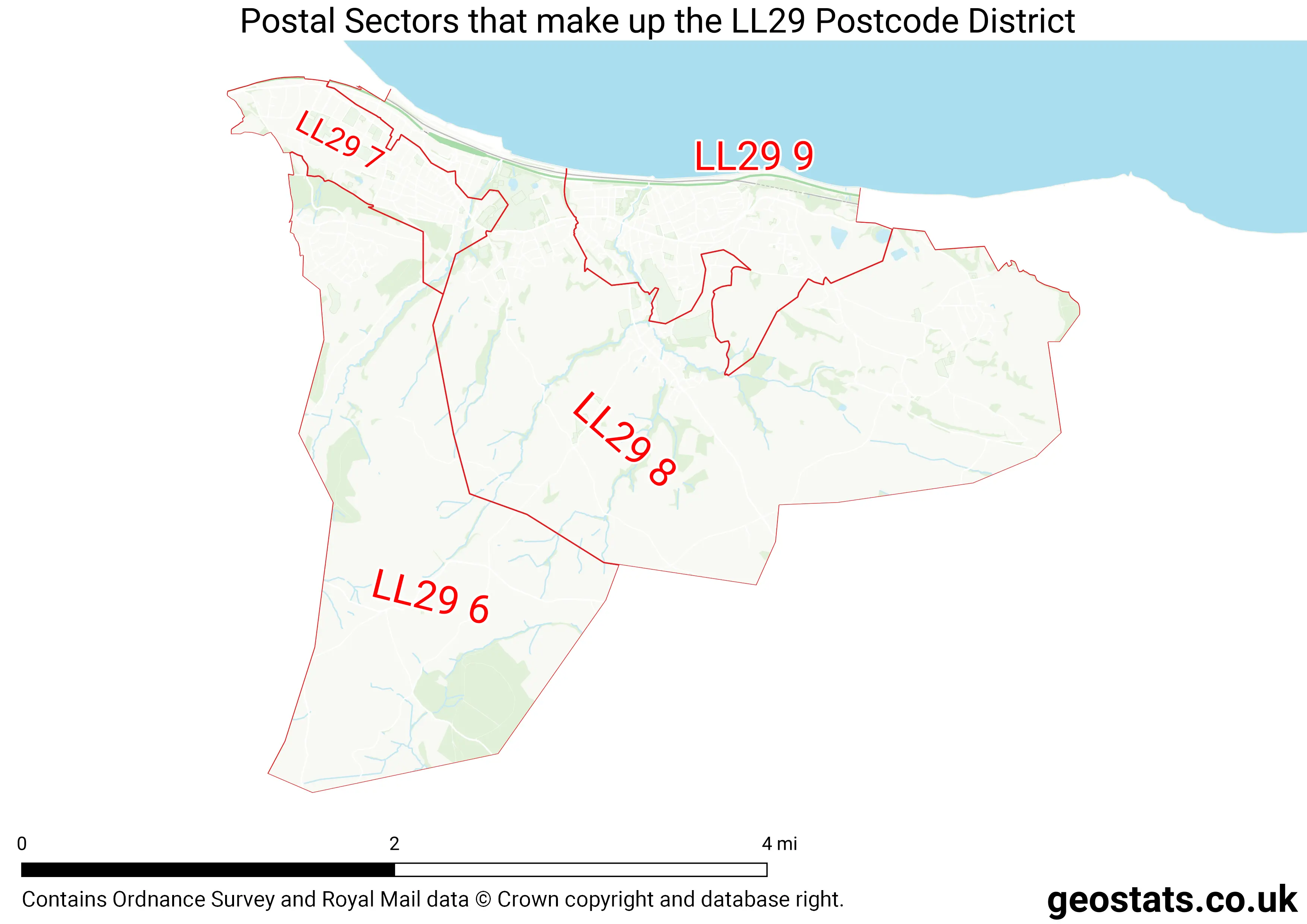 Map of the LL29  District