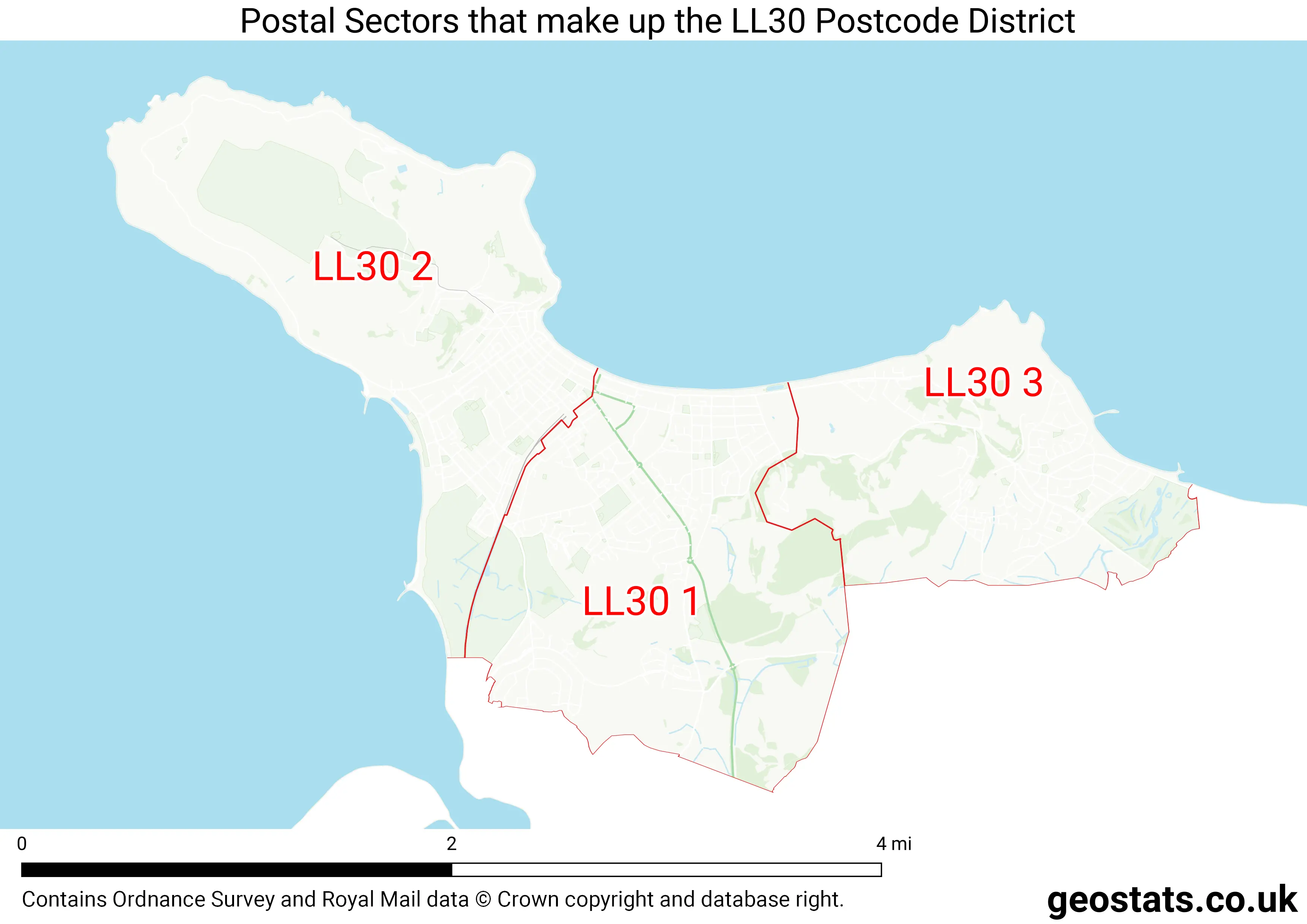 Map of the LL30  District
