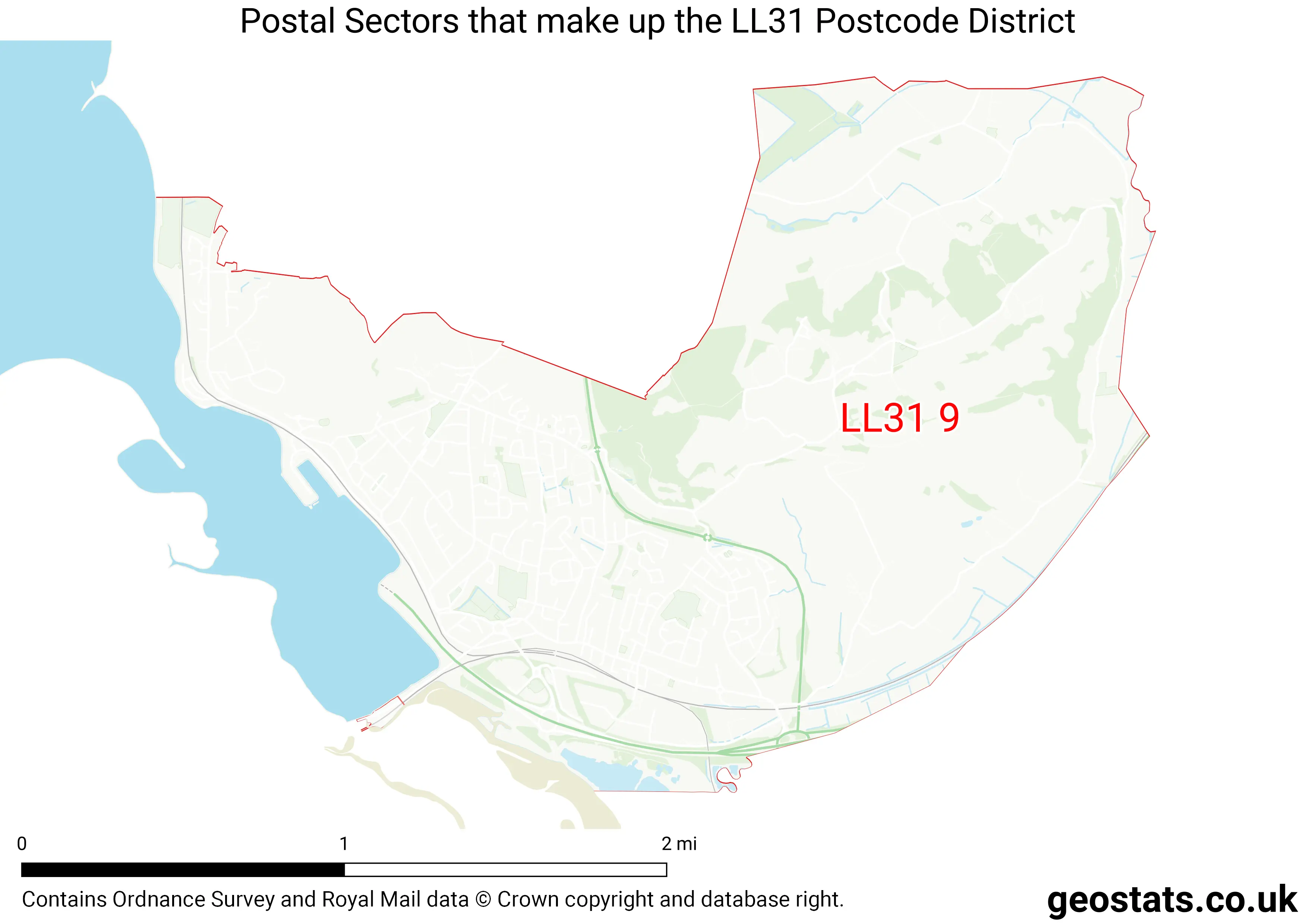 Map of the LL31  District
