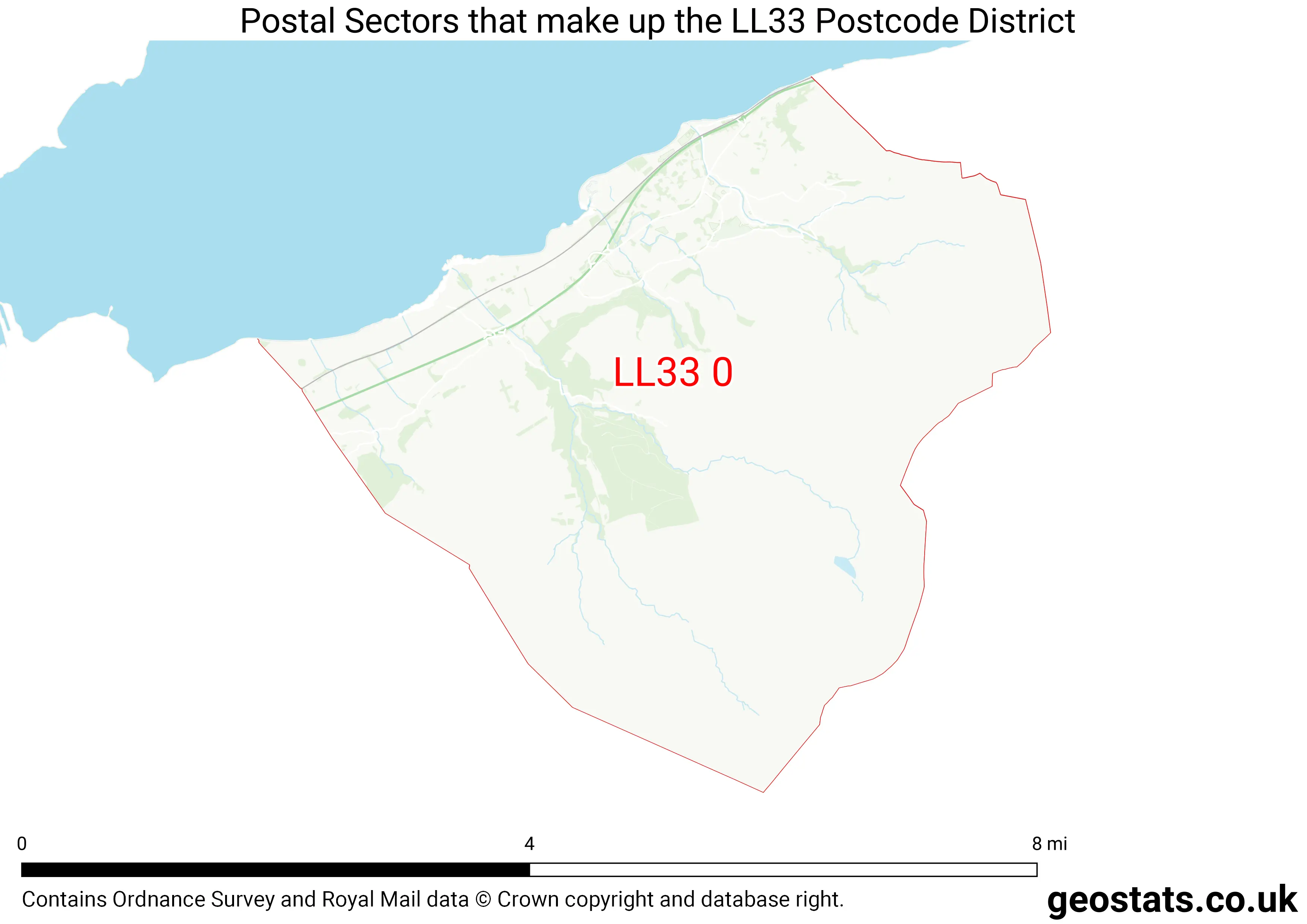 Map of the LL33  District