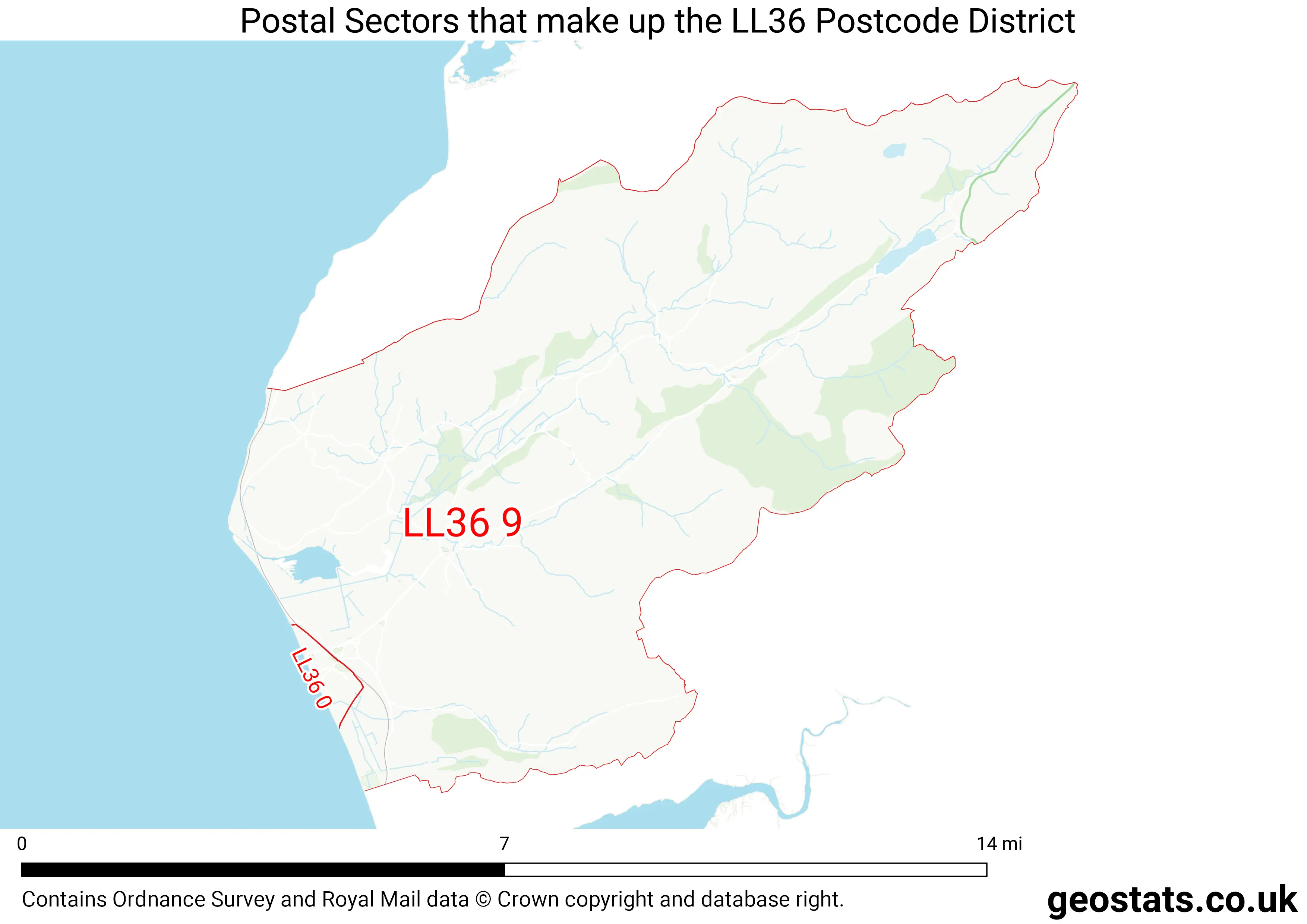 Map of the LL36  District