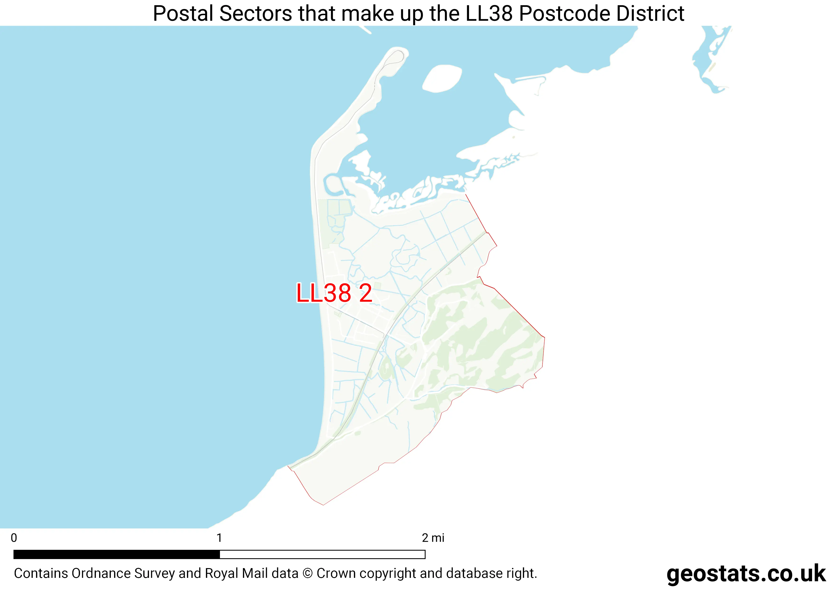 Map of the LL38  District