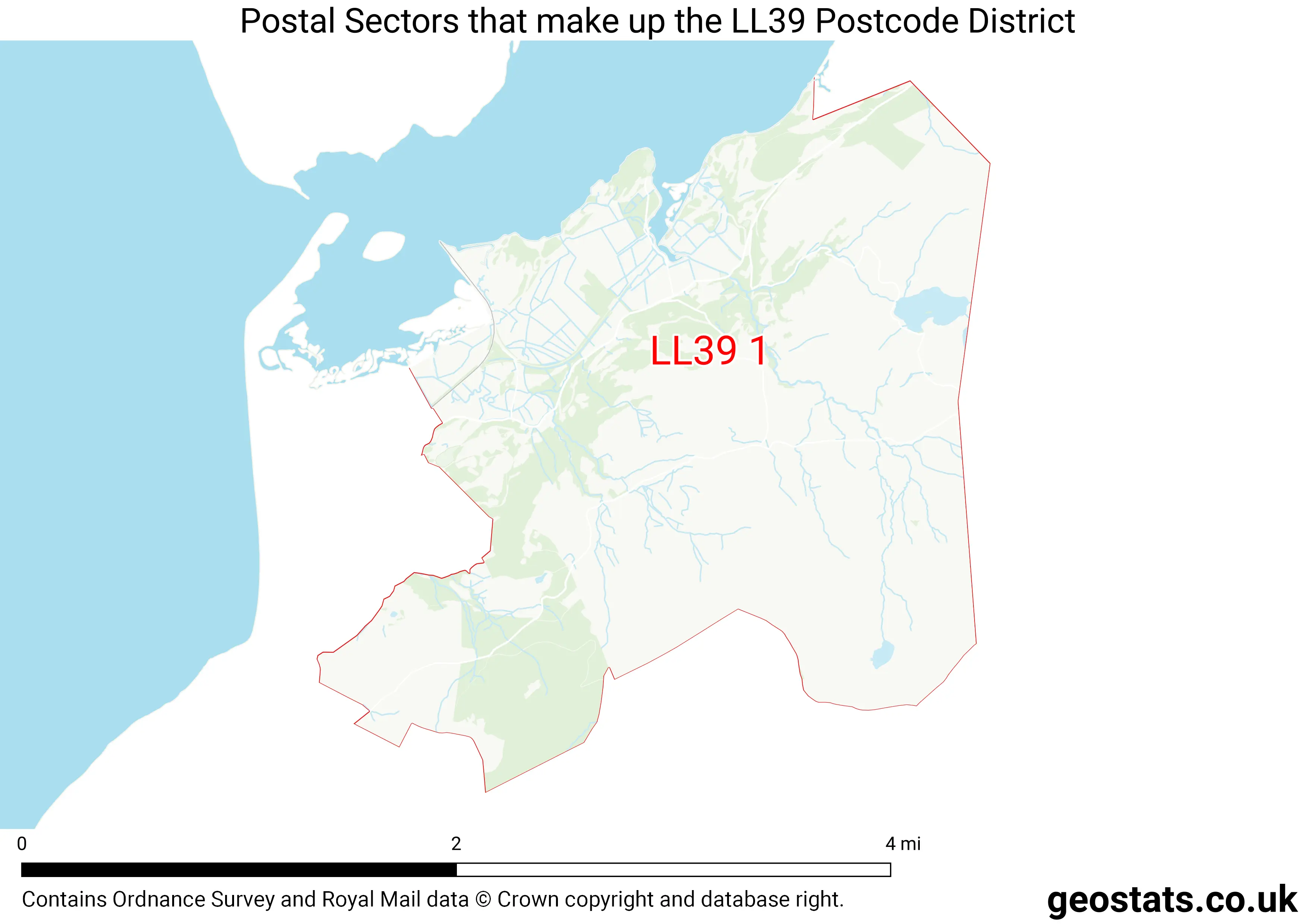 Map of the LL39  District