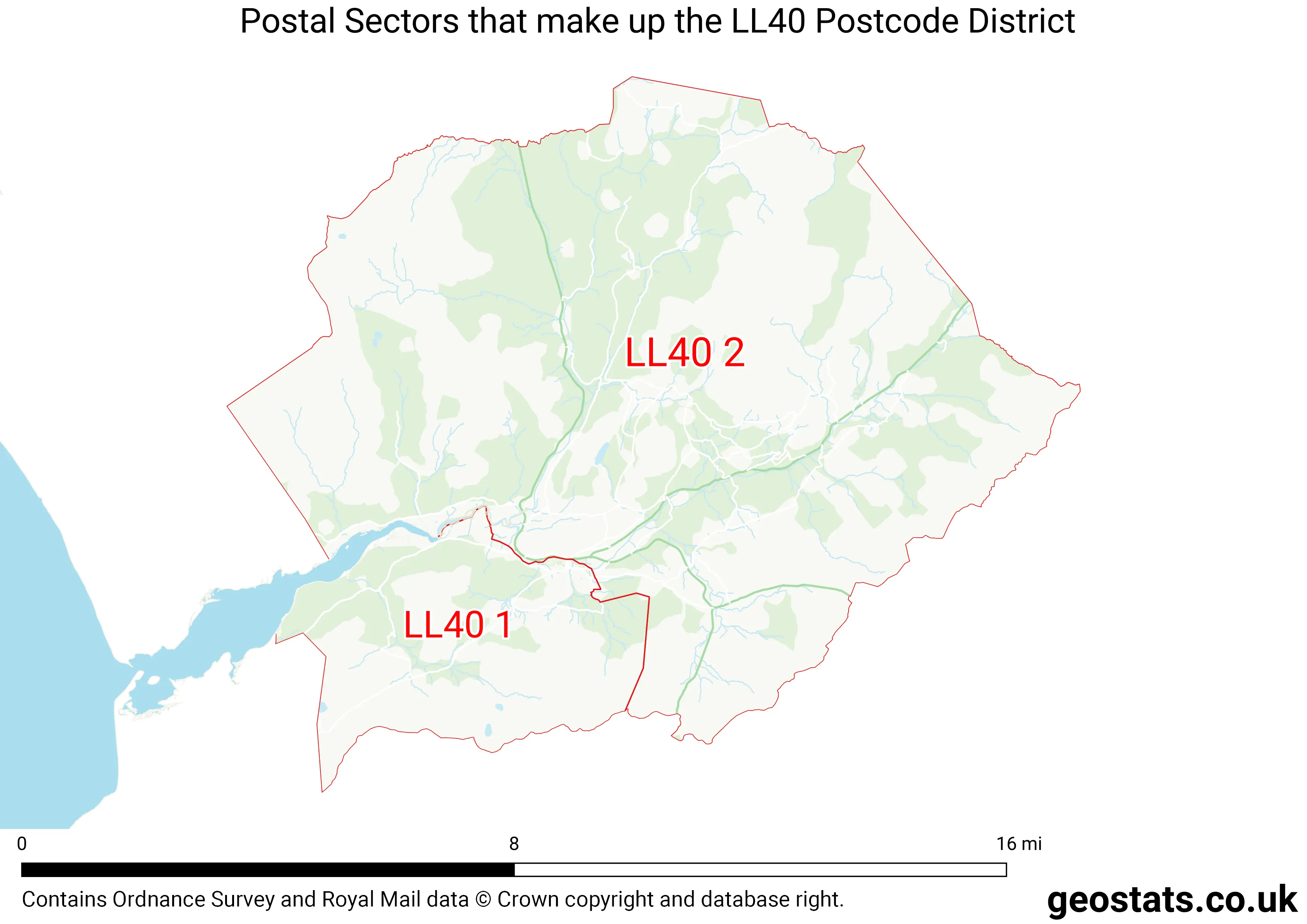 Map of the LL40  District