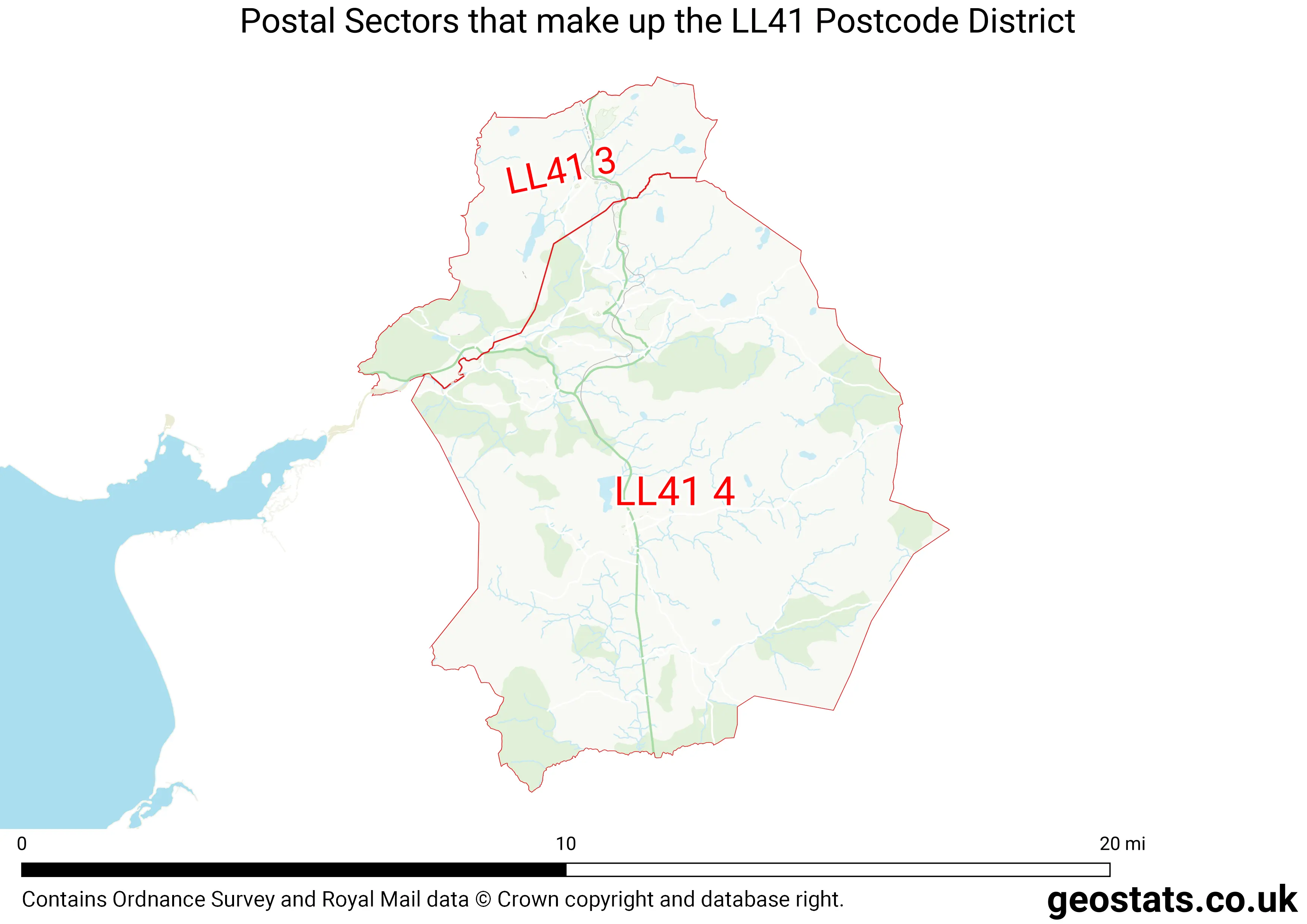 Map of the LL41  District