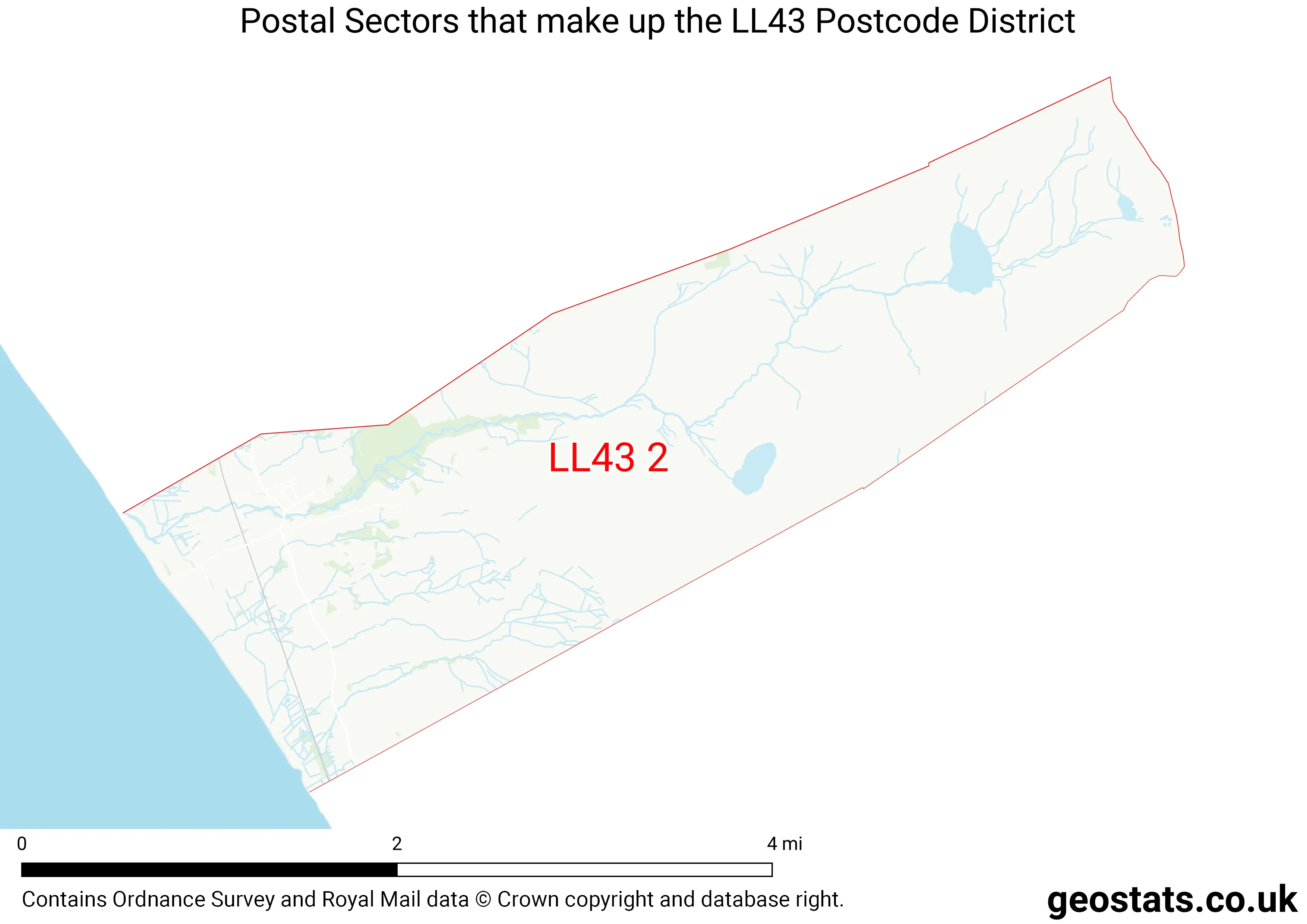 Map of the LL43  District