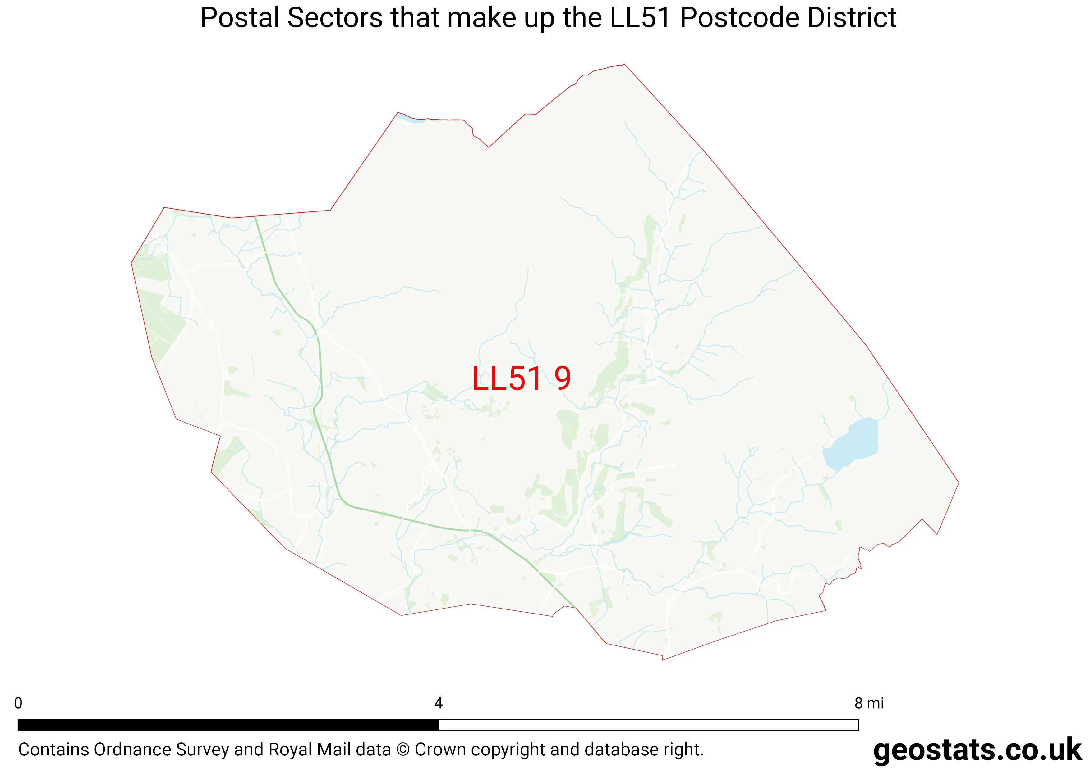 Map of the LL51  District