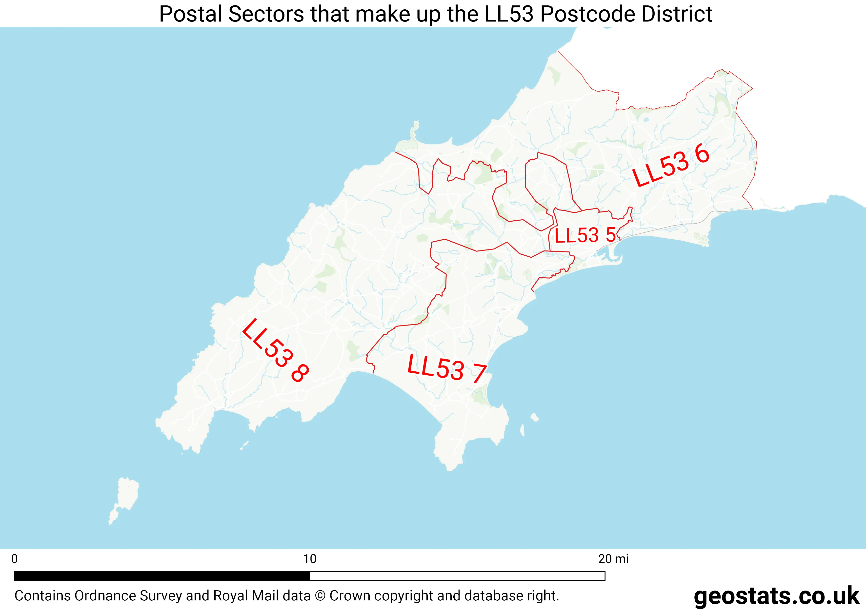 Map of the LL53  District
