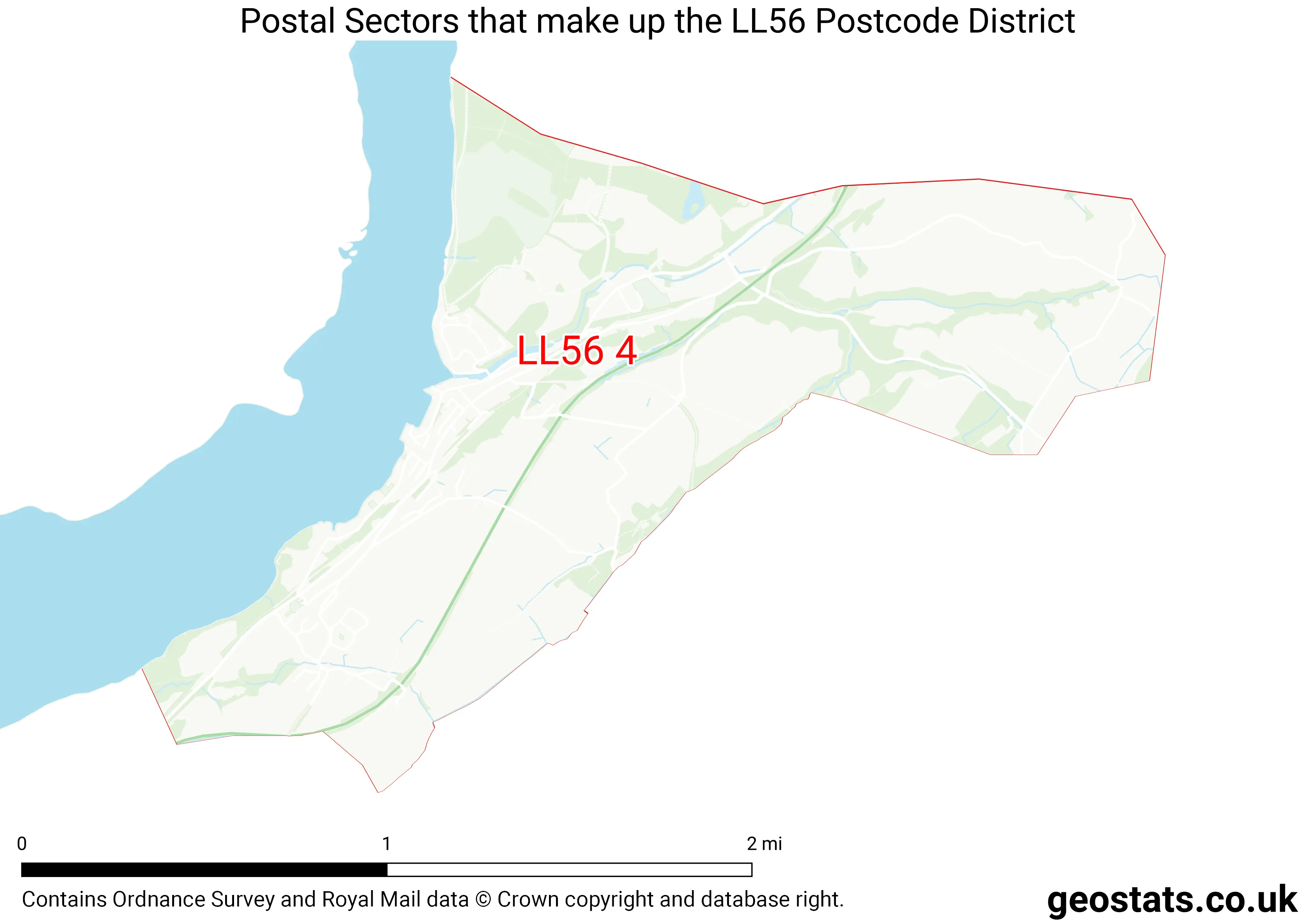 Map of the LL56  District
