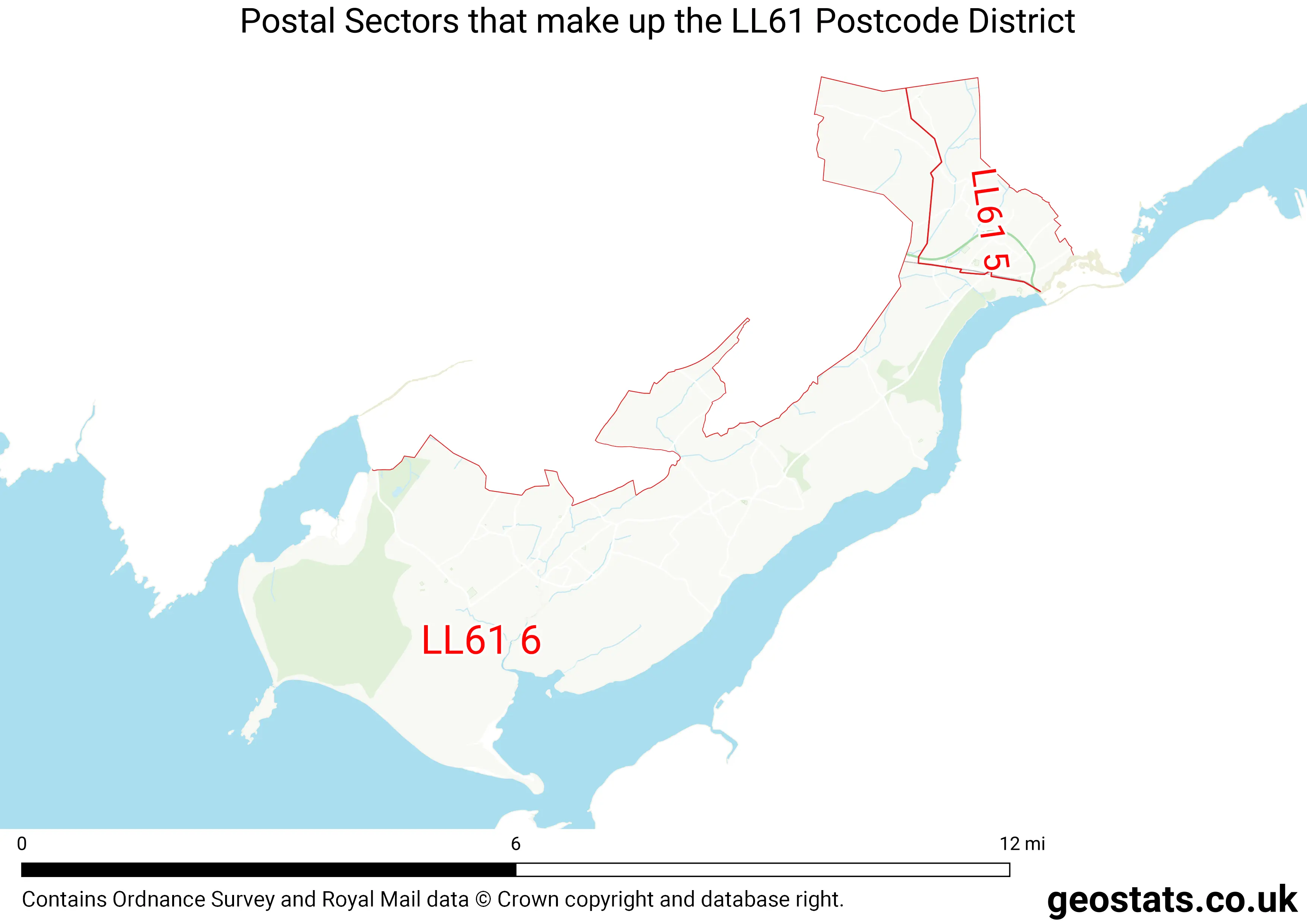 Map of the LL61  District