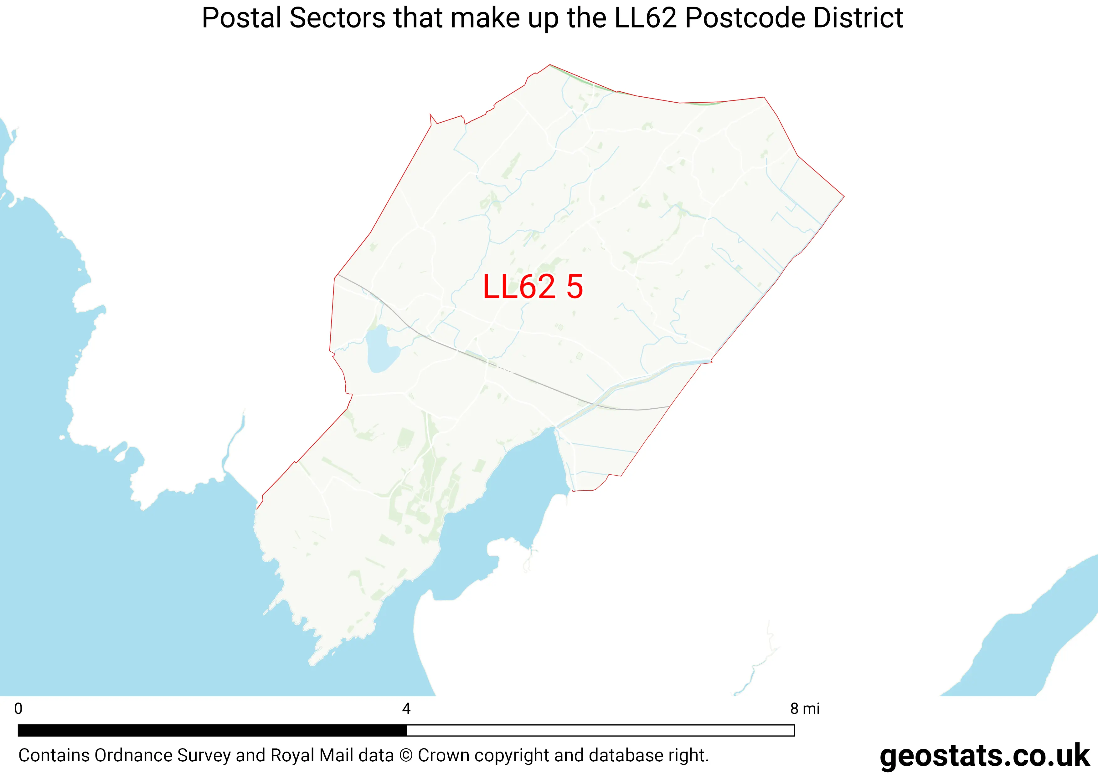 Map of the LL62  District