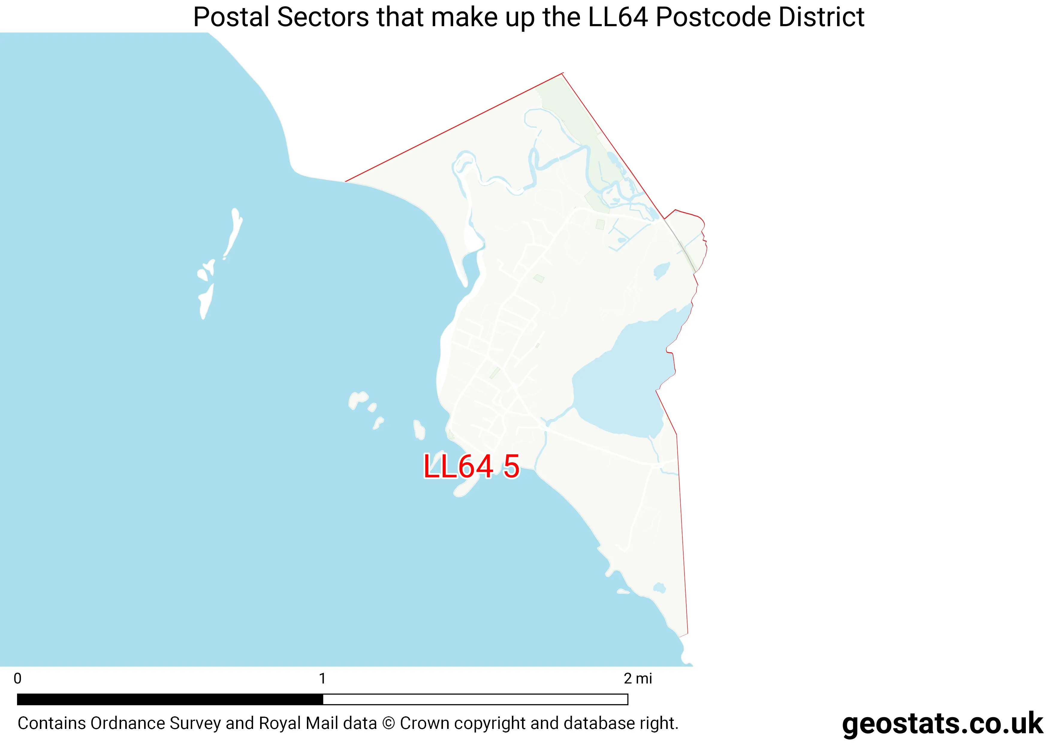 Map of the LL64  District