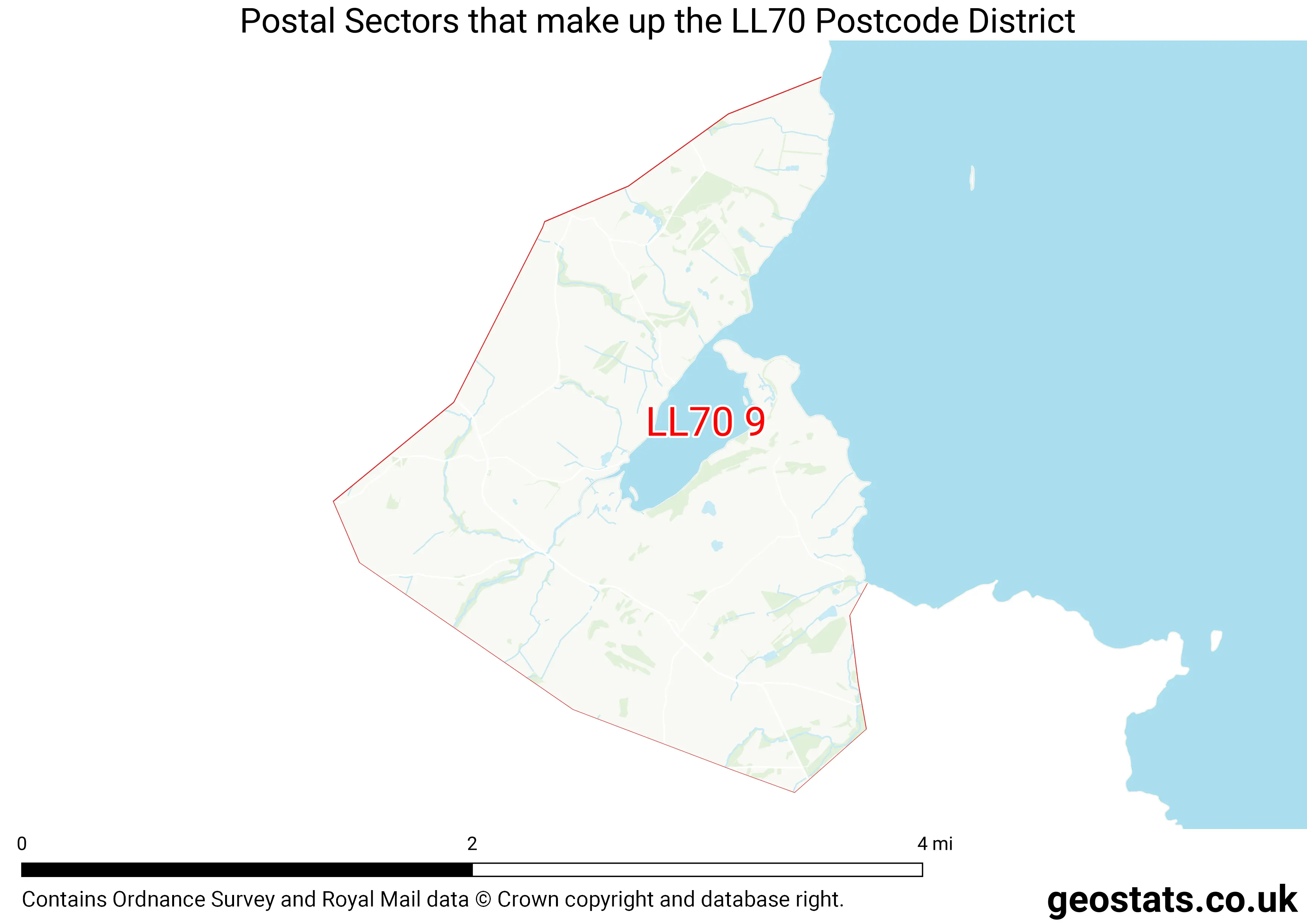 Map of the LL70  District