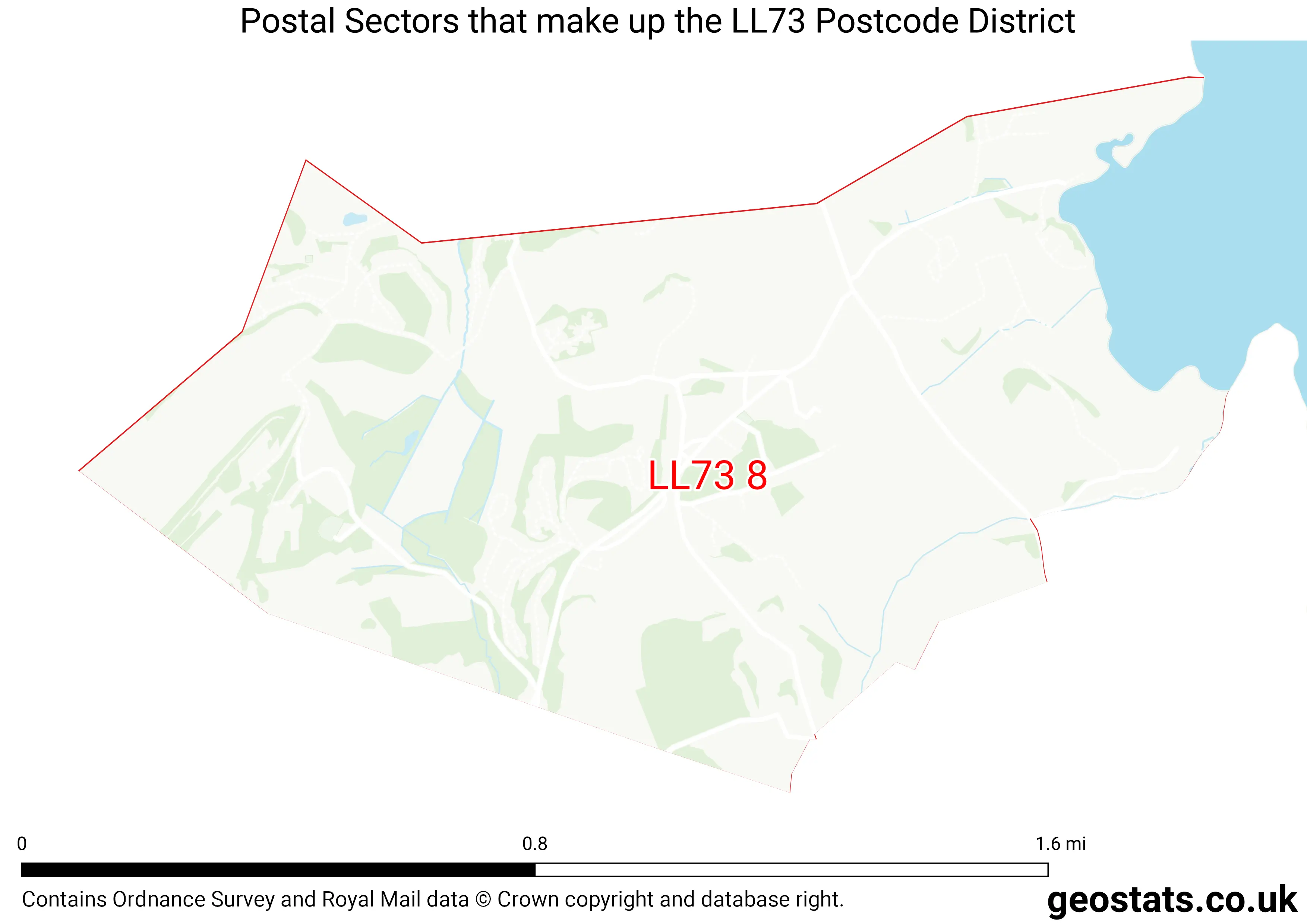 Map of the LL73  District