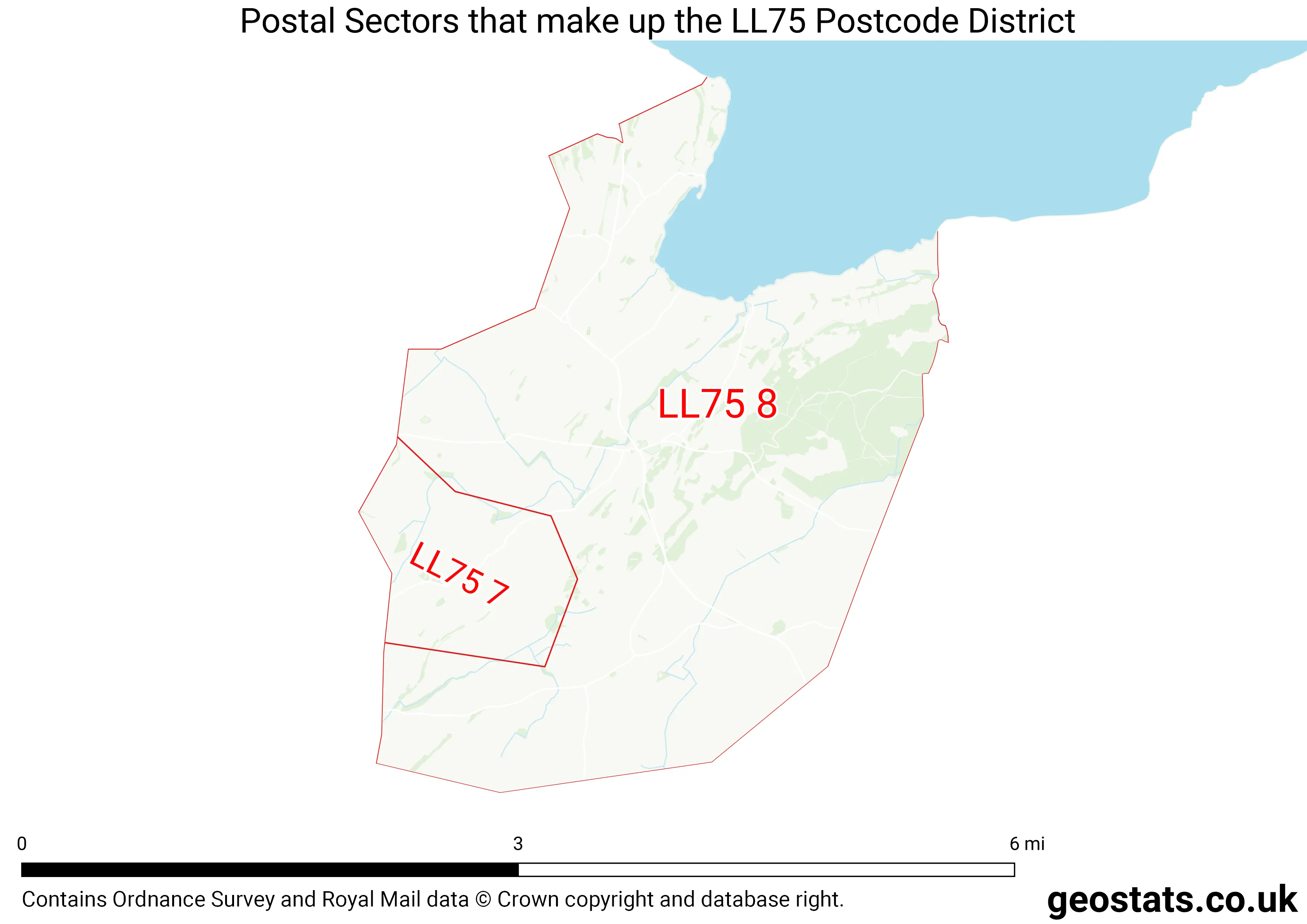 Map of the LL75  District