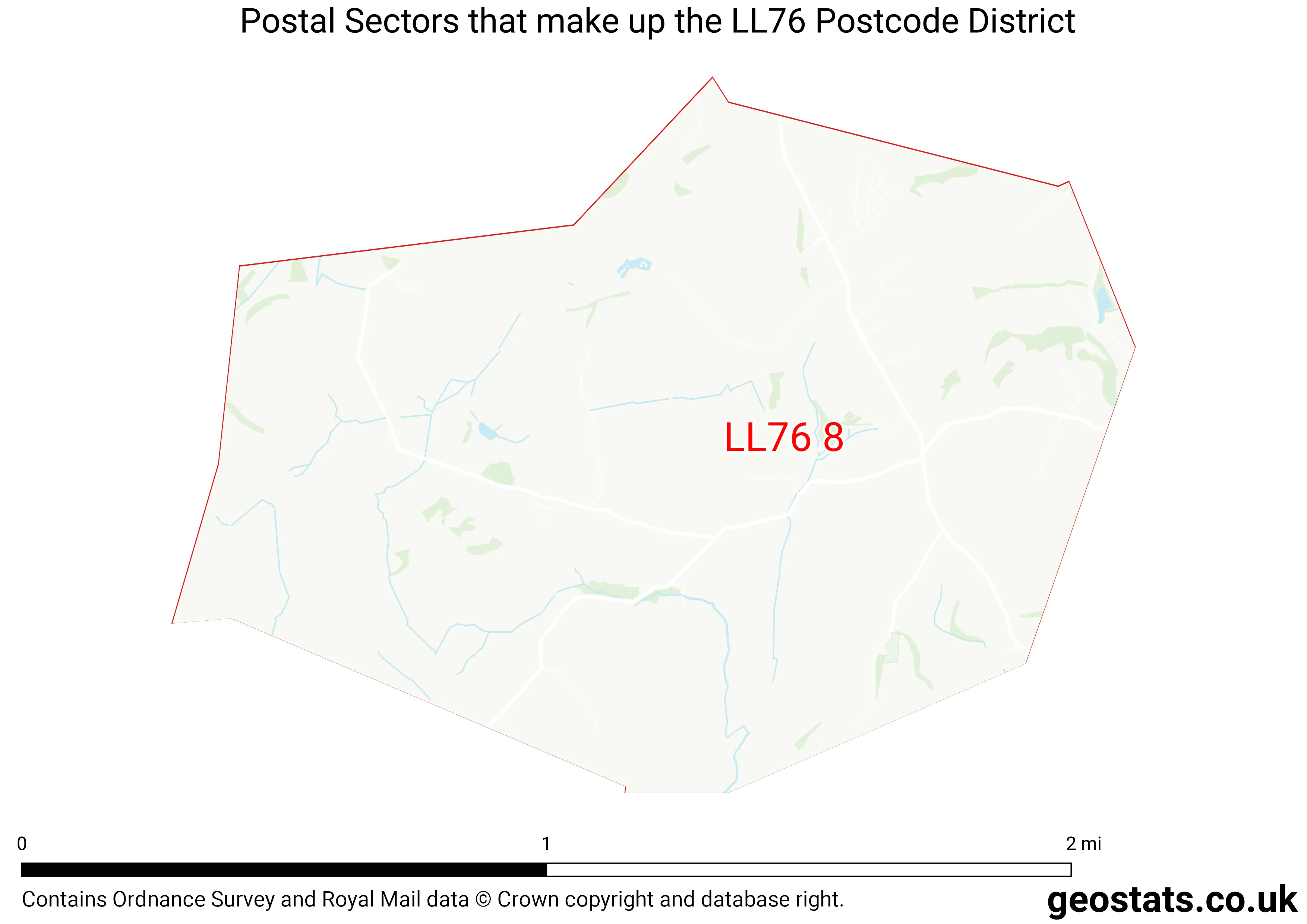 Map of the LL76  District