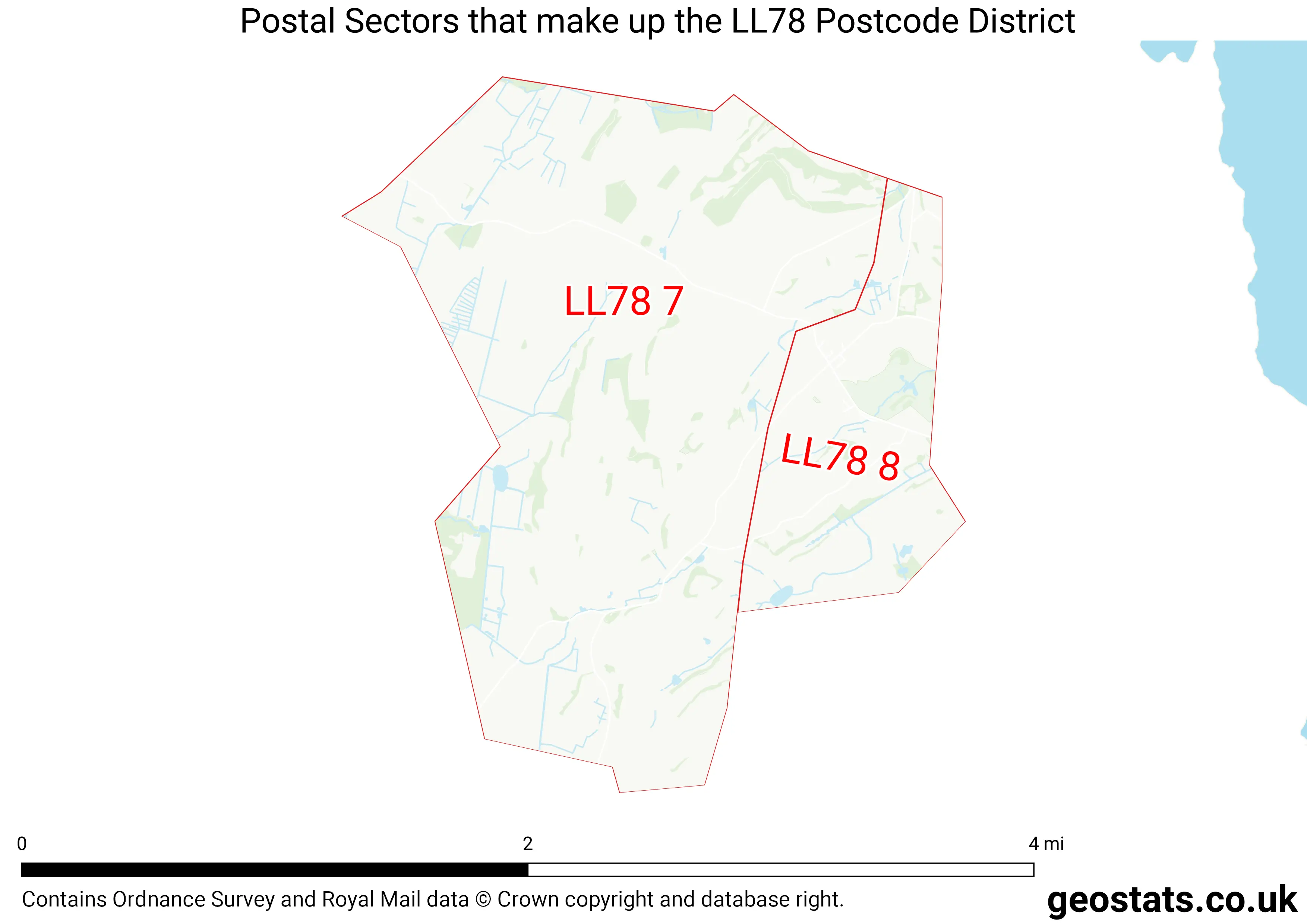 Map of the LL78  District