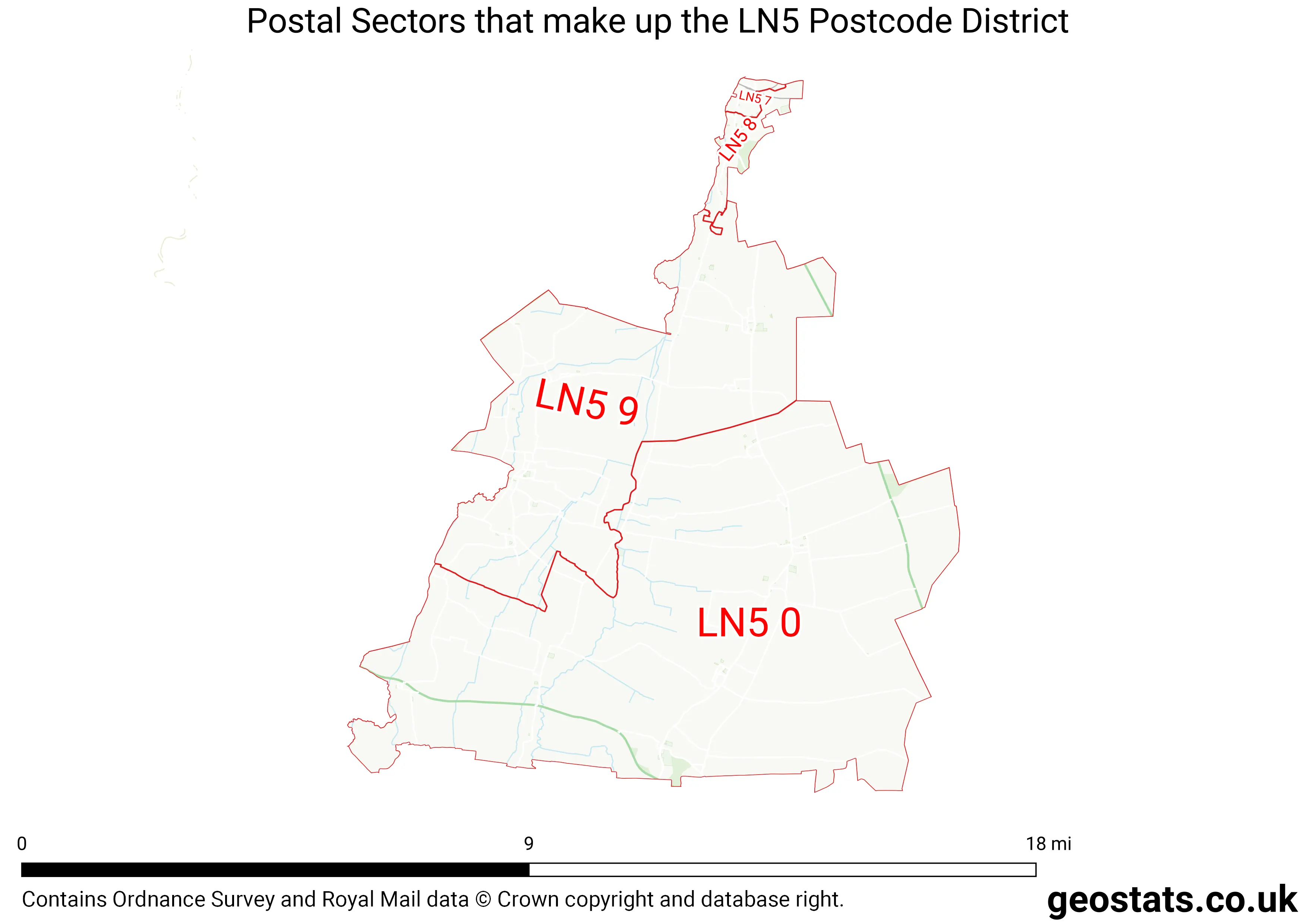 Map of the LN5  District