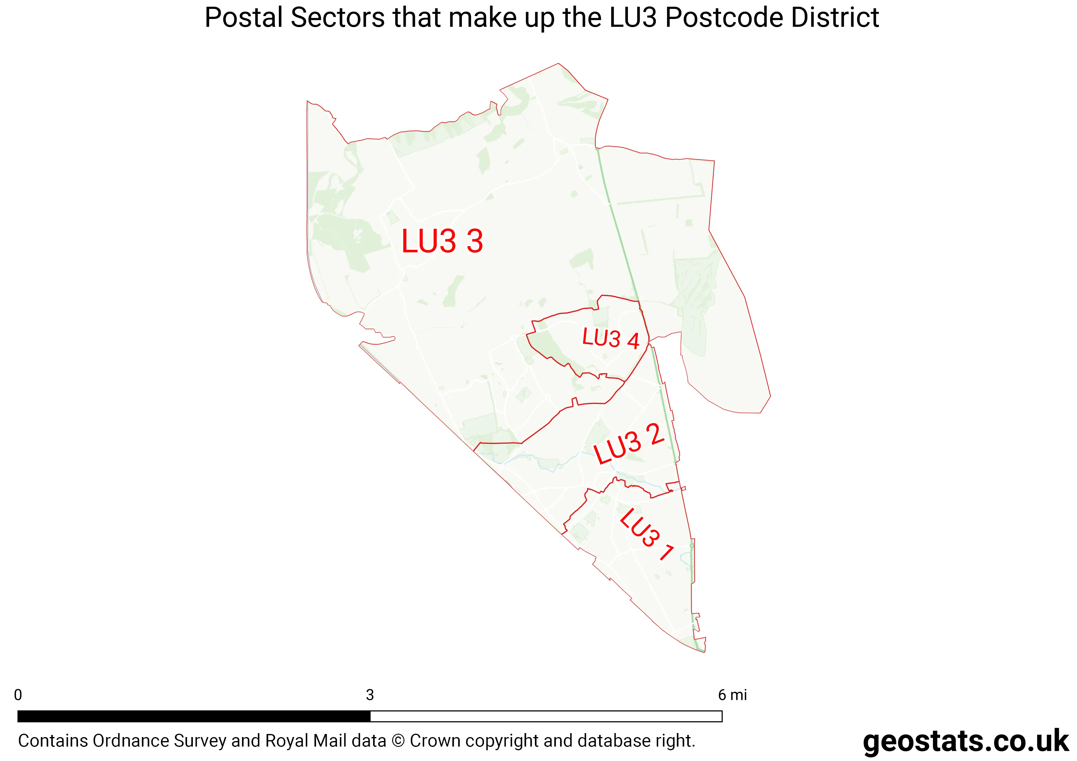 Map of the LU3  District
