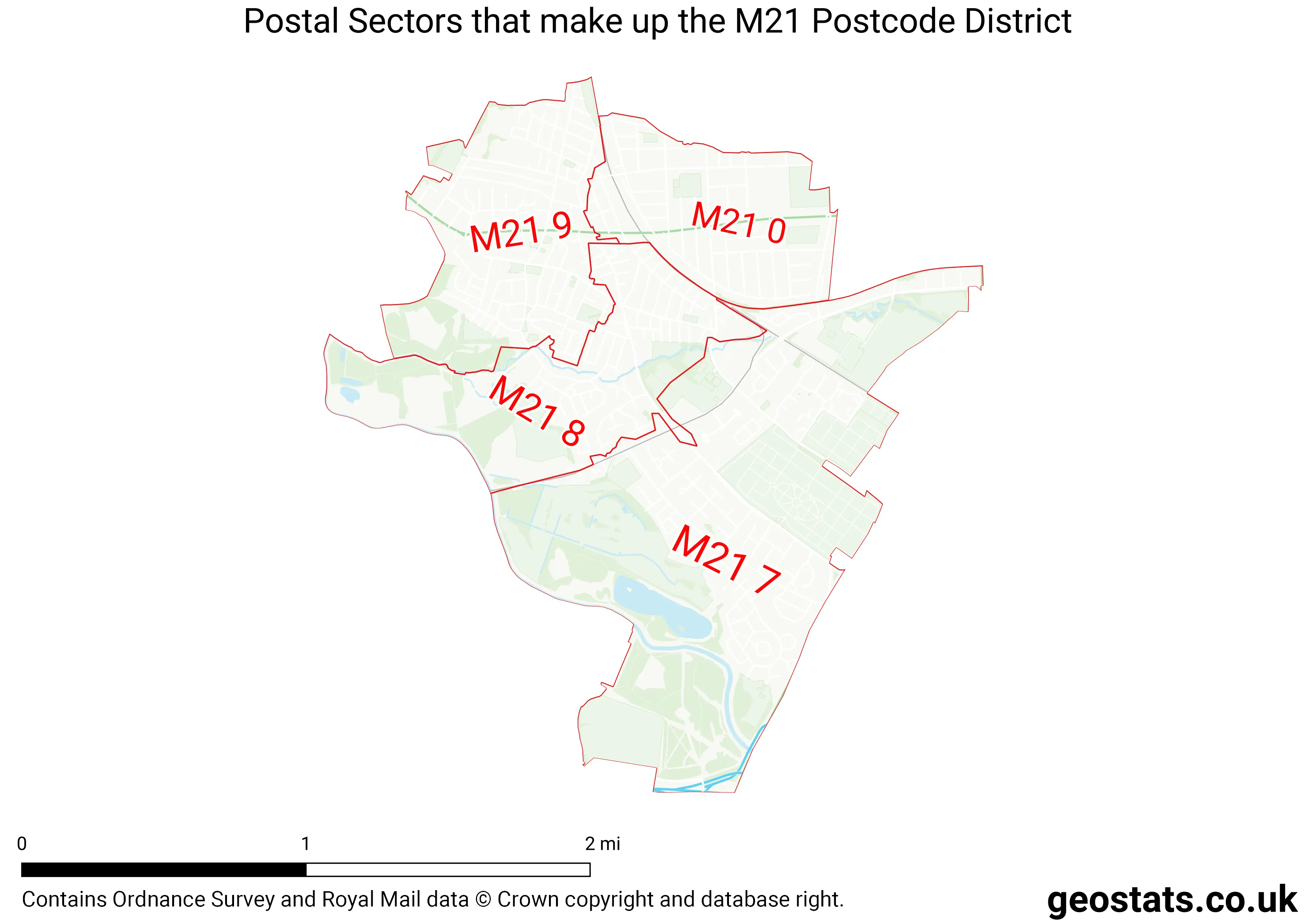 Map of the M21  District
