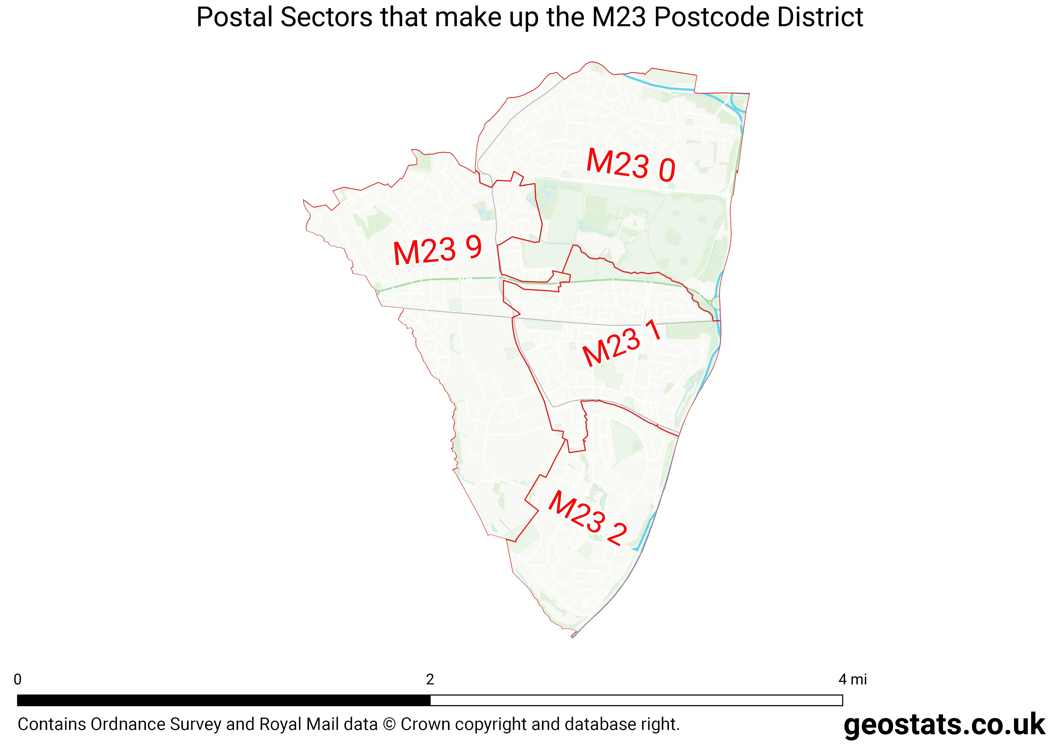 Map of the M23  District