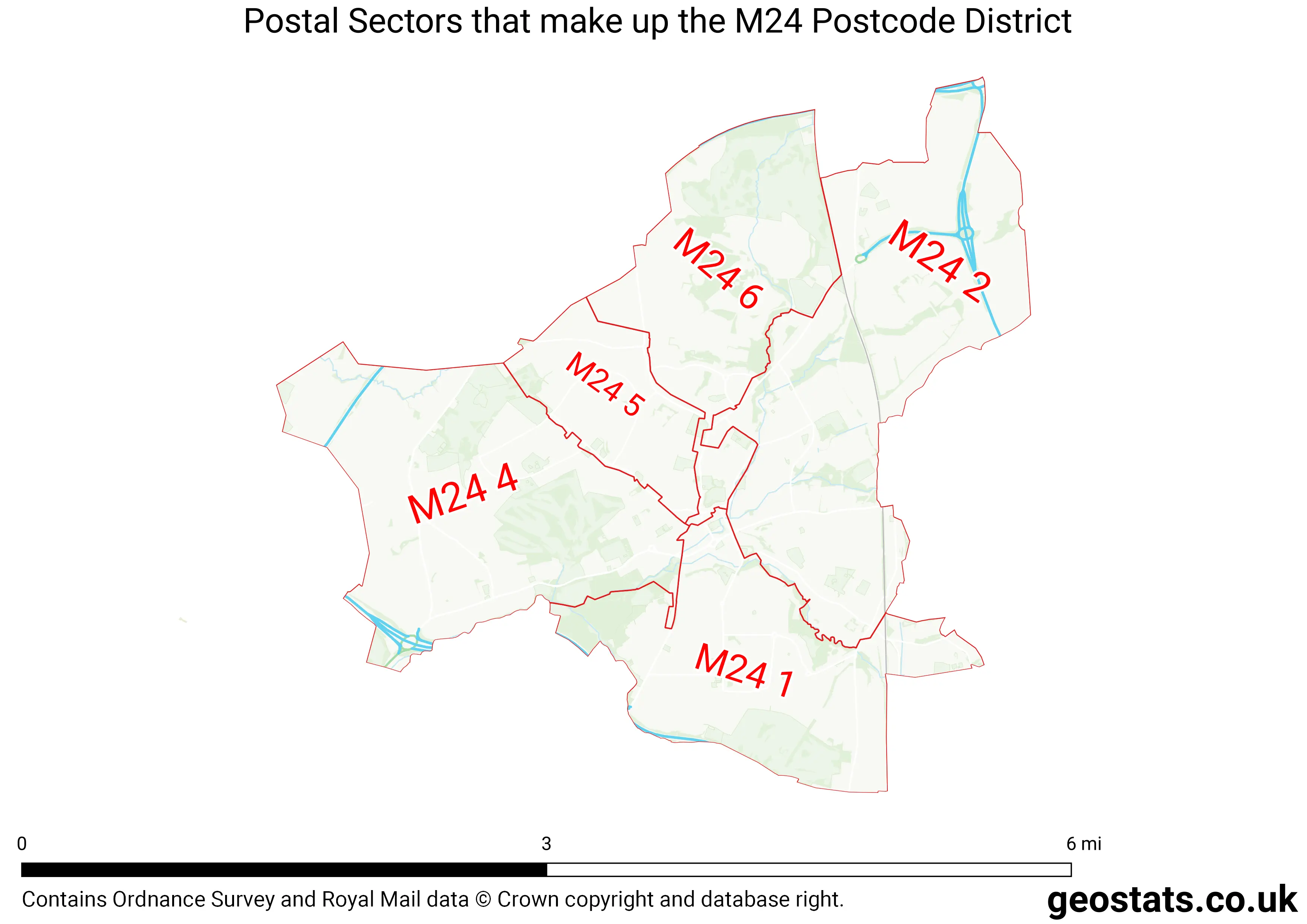 Map of the M24  District