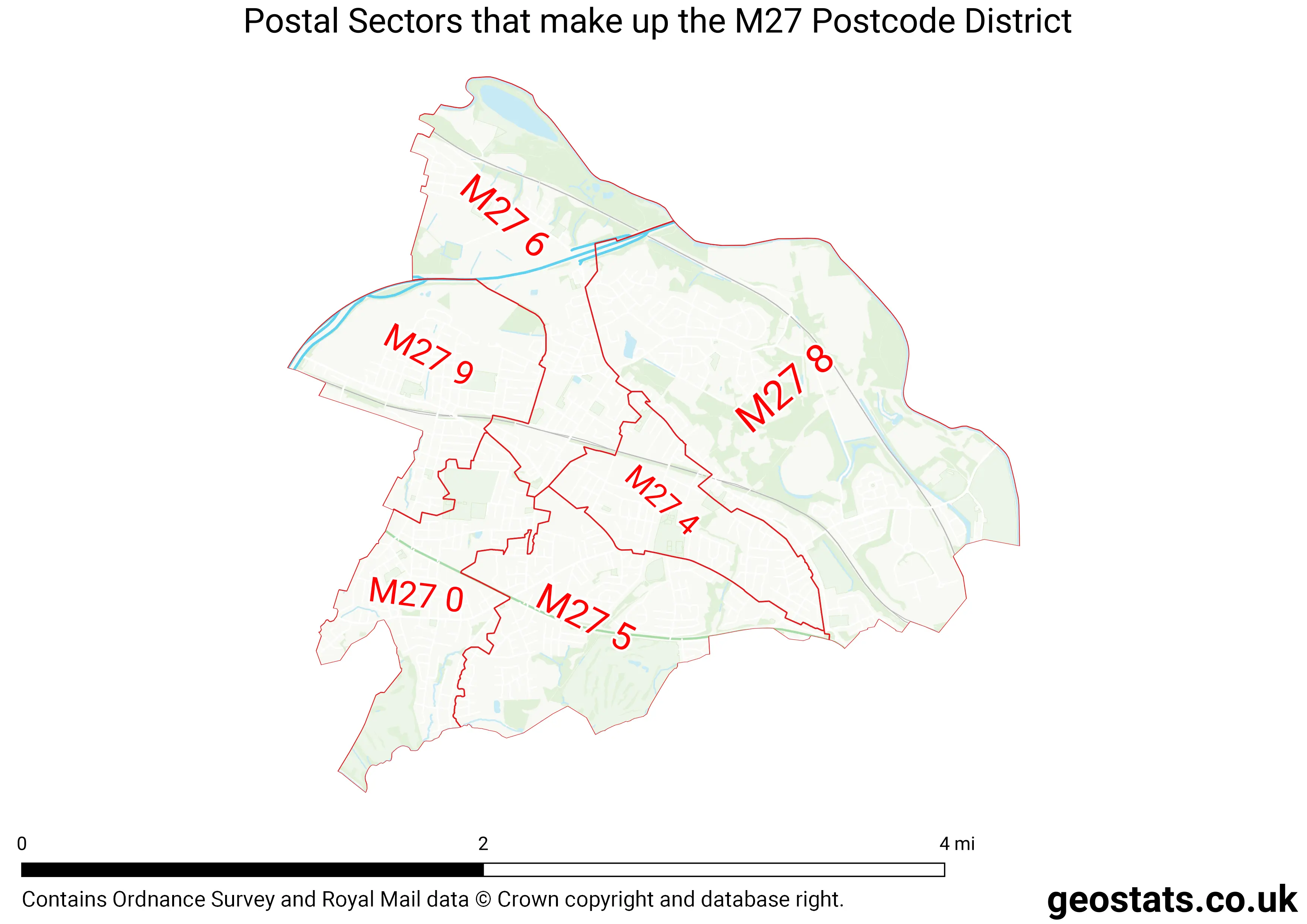 Map of the M27  District