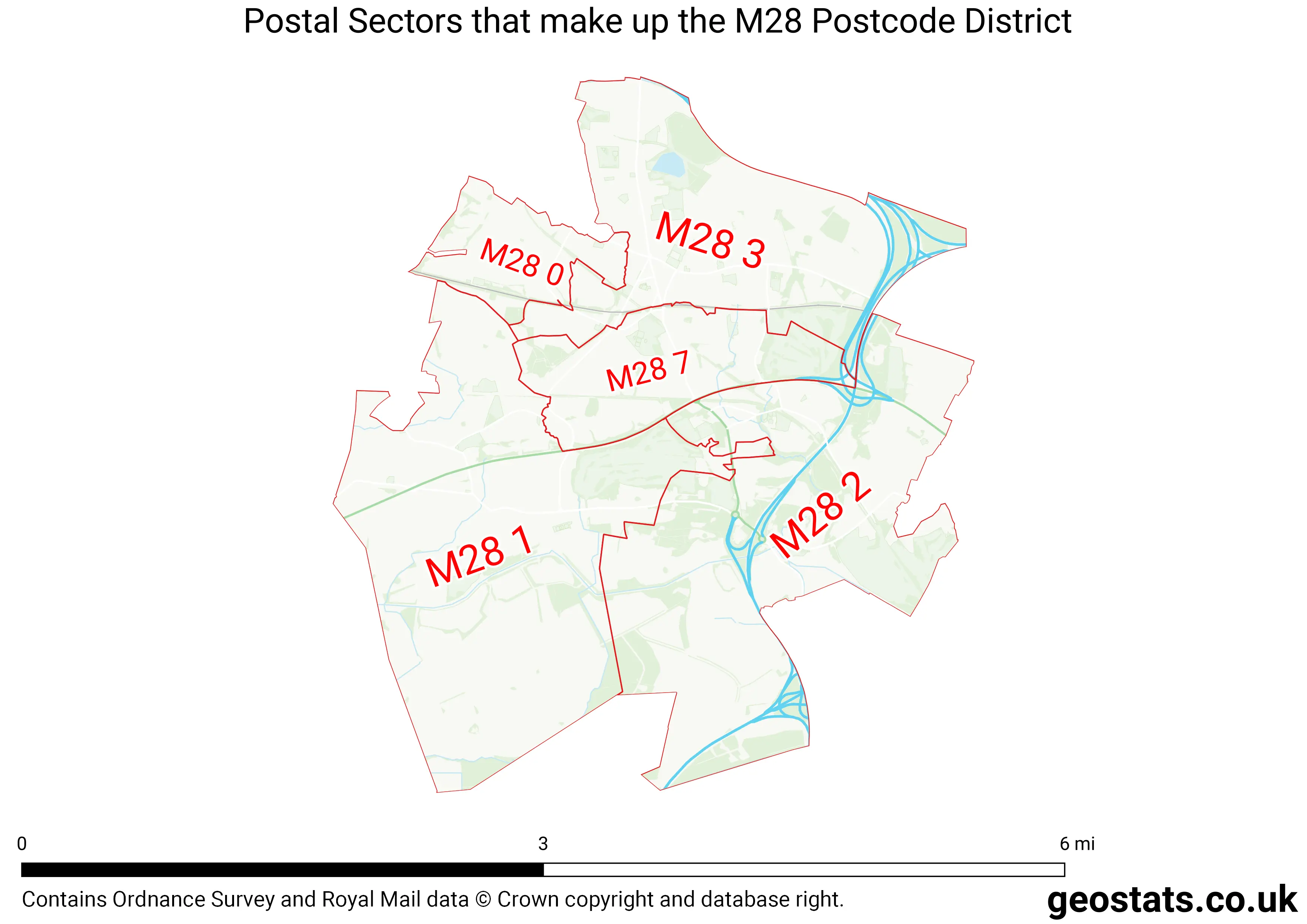 Map of the M28  District