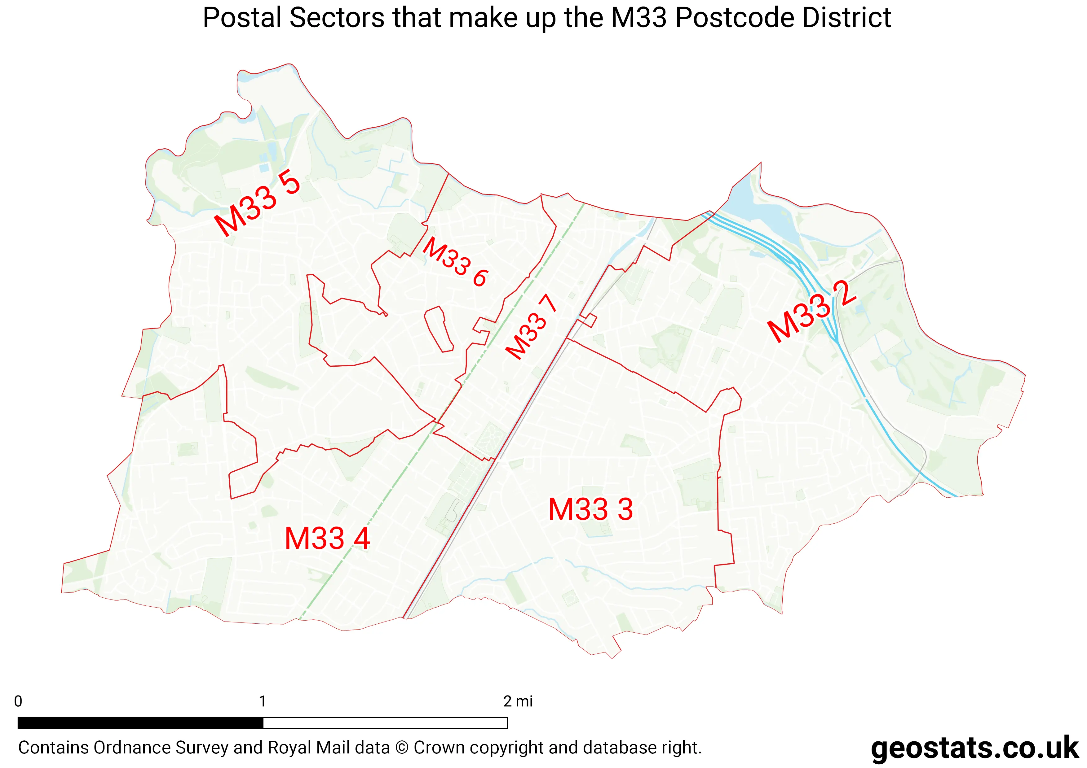 Map of the M33  District