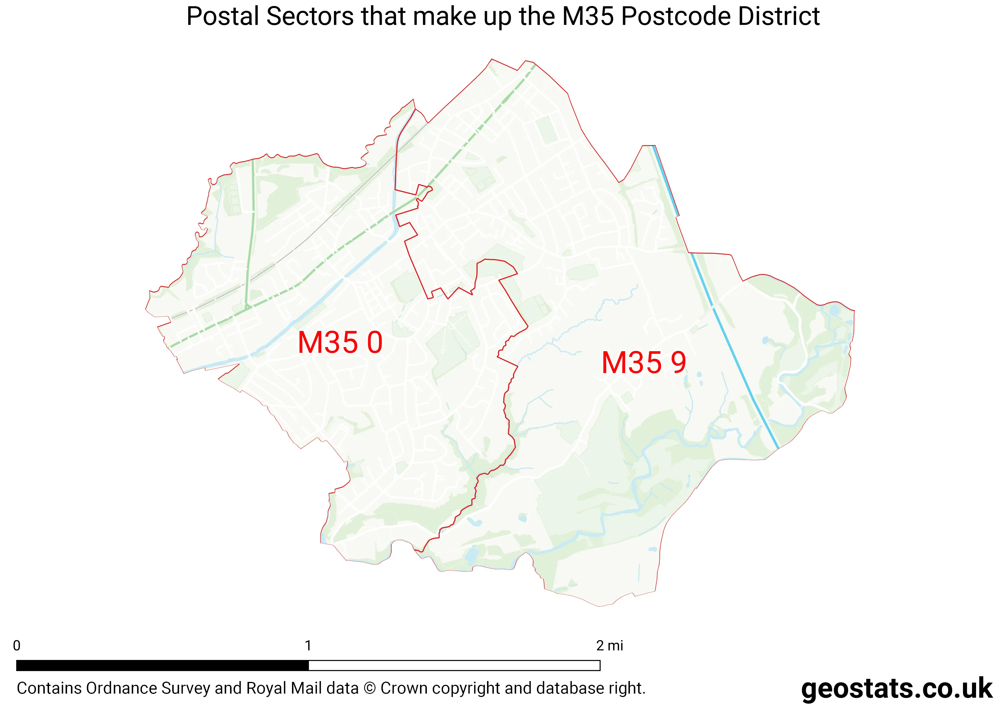 Map of the M35  District