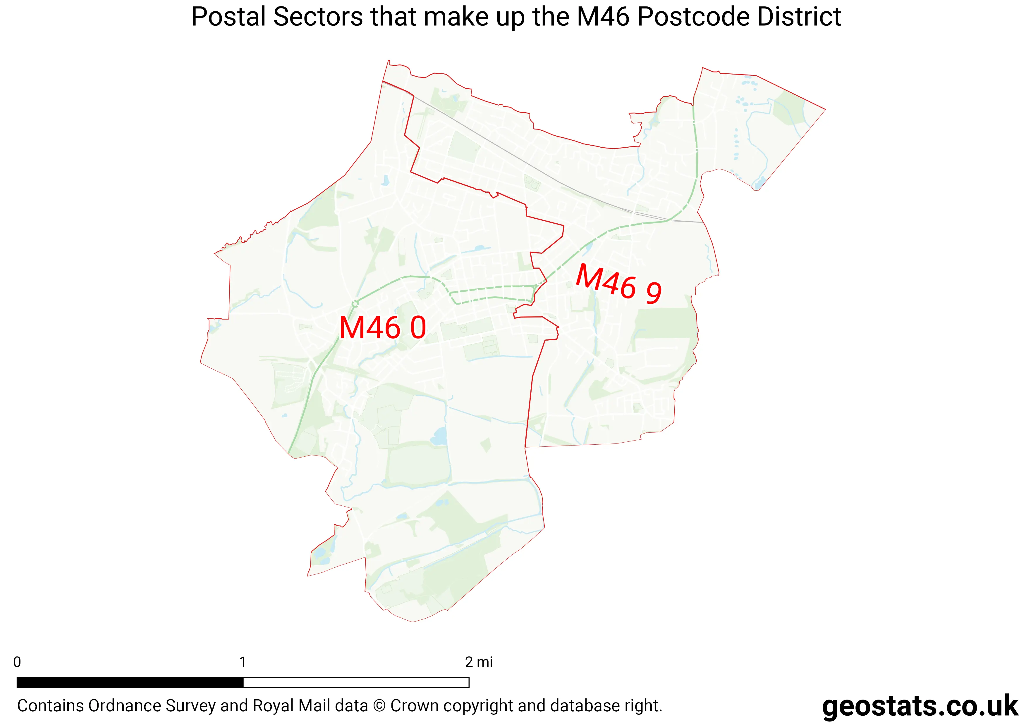 Map of the M46  District