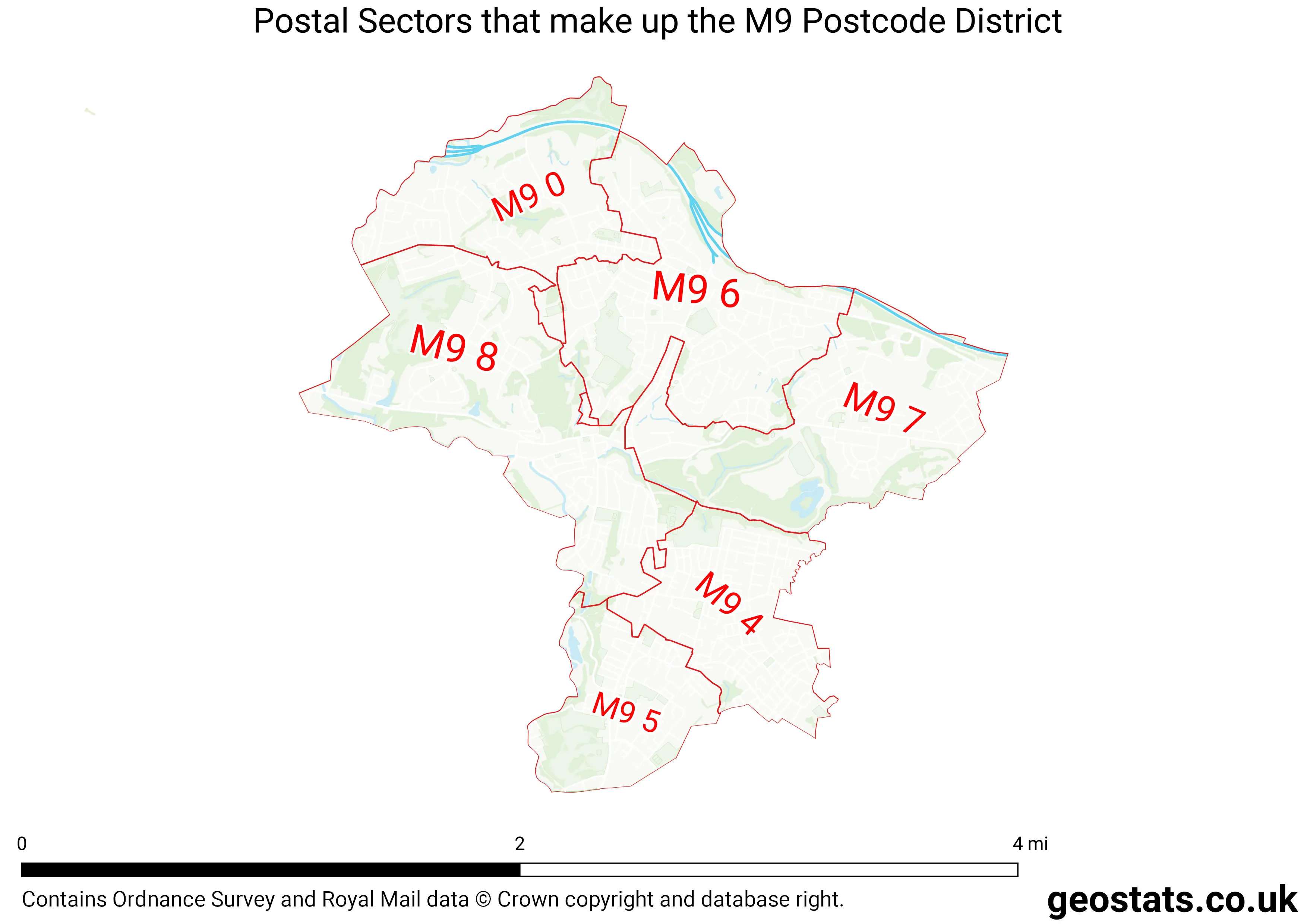 Map of the M9  District