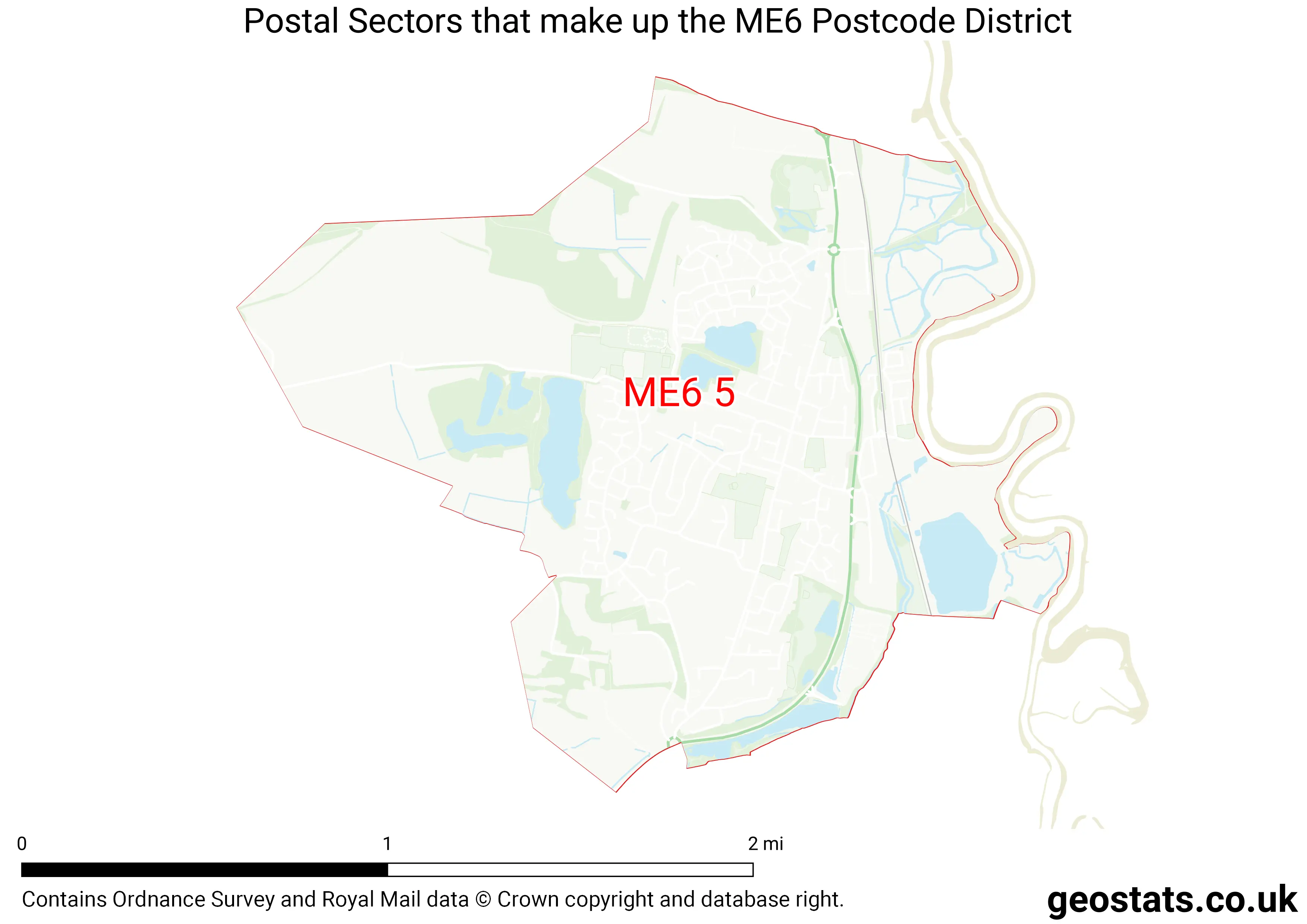 Map of the ME6  District