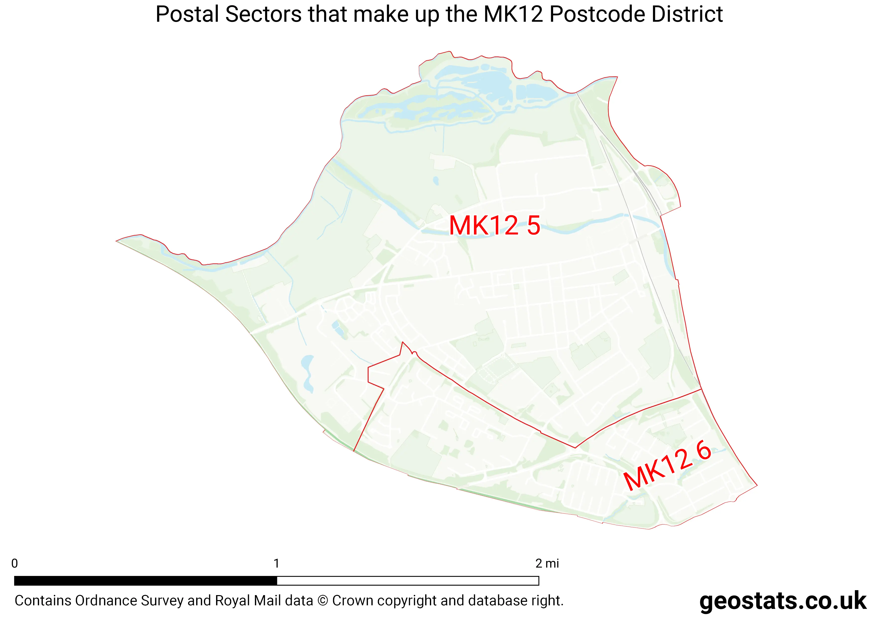 Map of the MK12  District