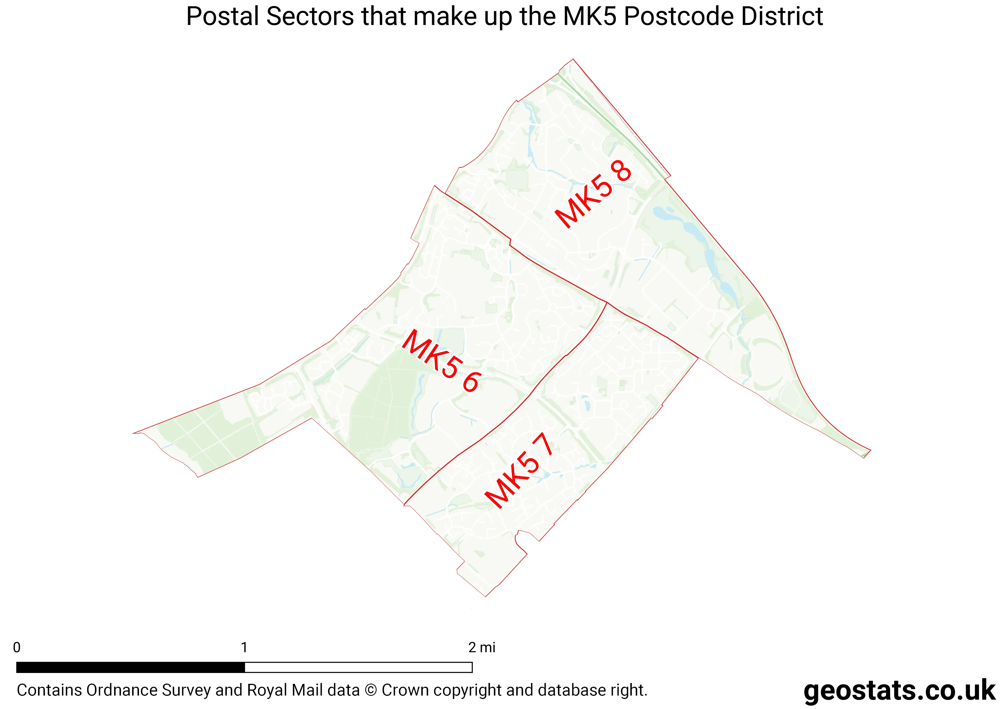 Map of the MK5  District