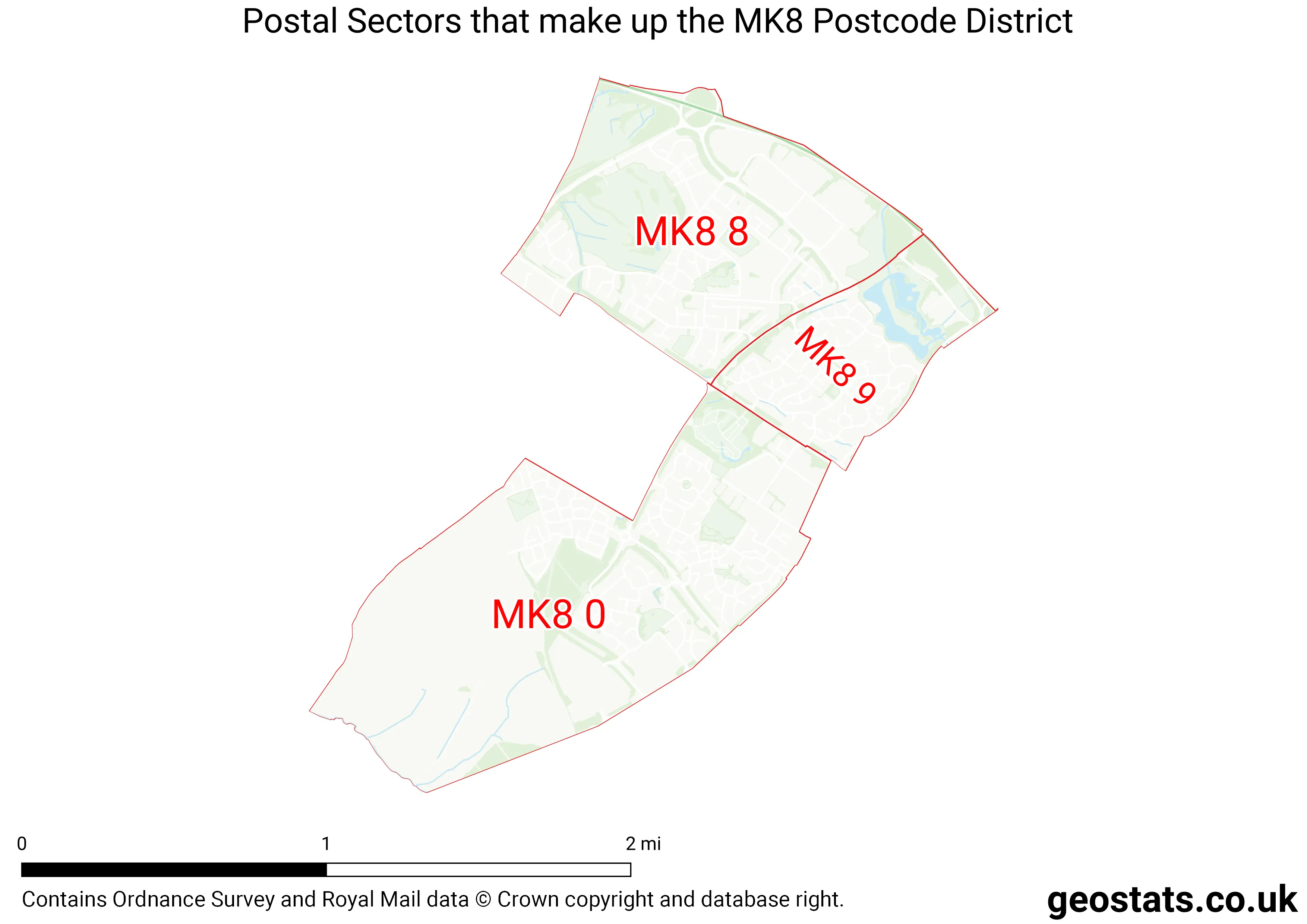 Map of the MK8  District