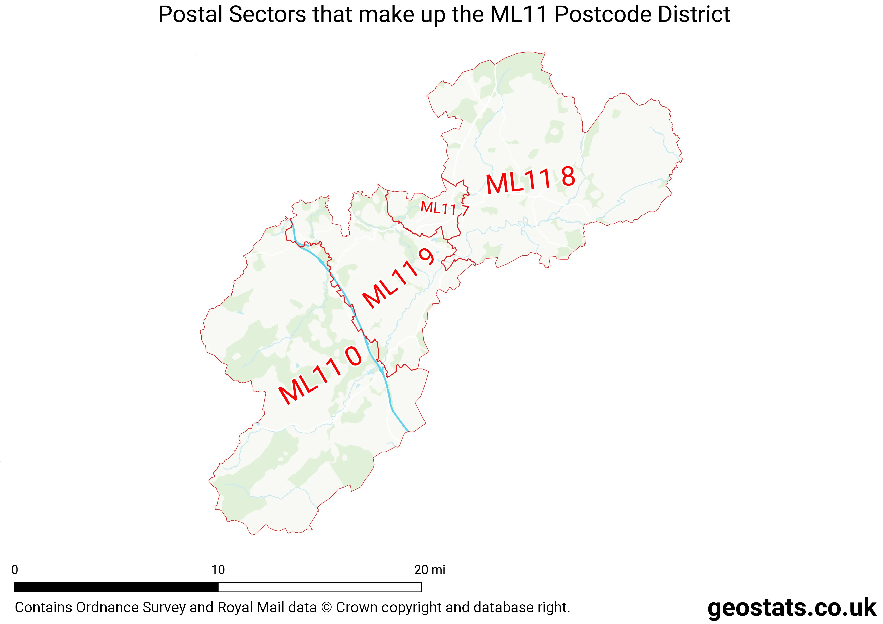 Map of the ML11  District