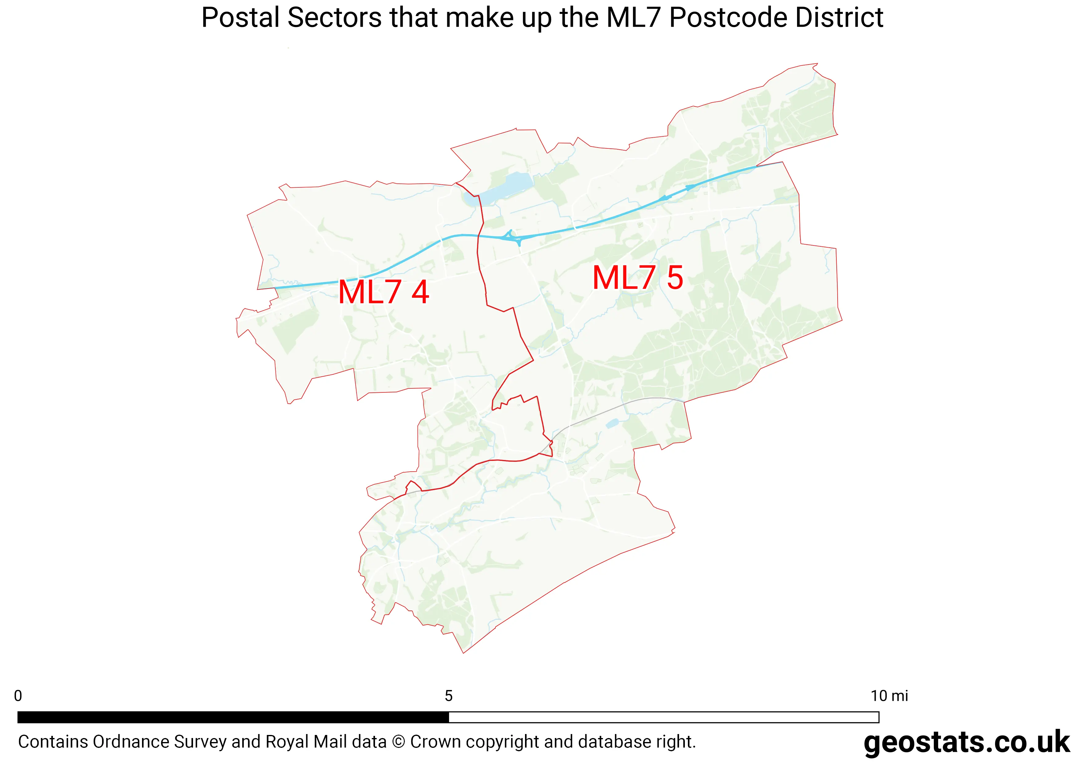 Map of the ML7  District