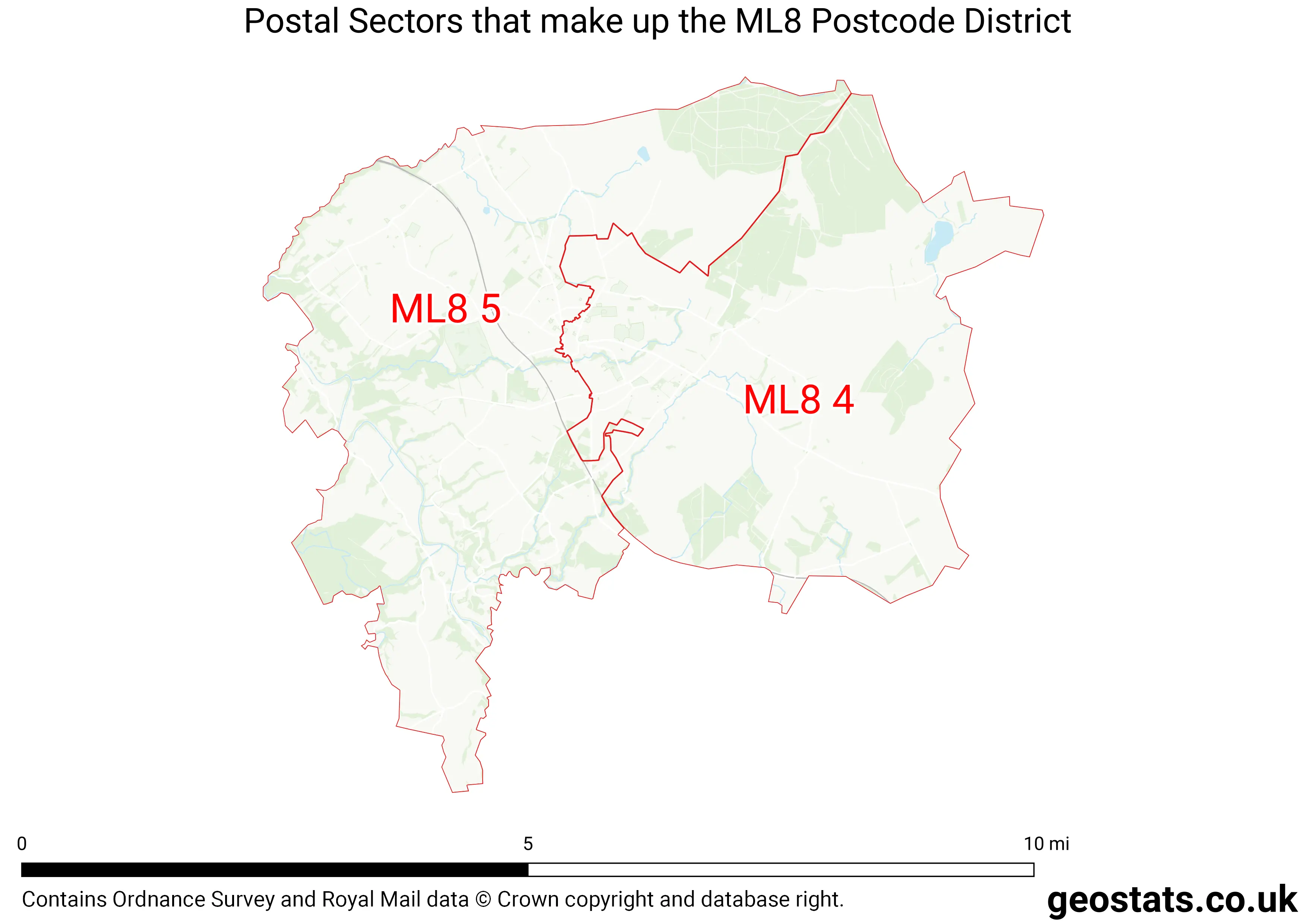 Map of the ML8 District