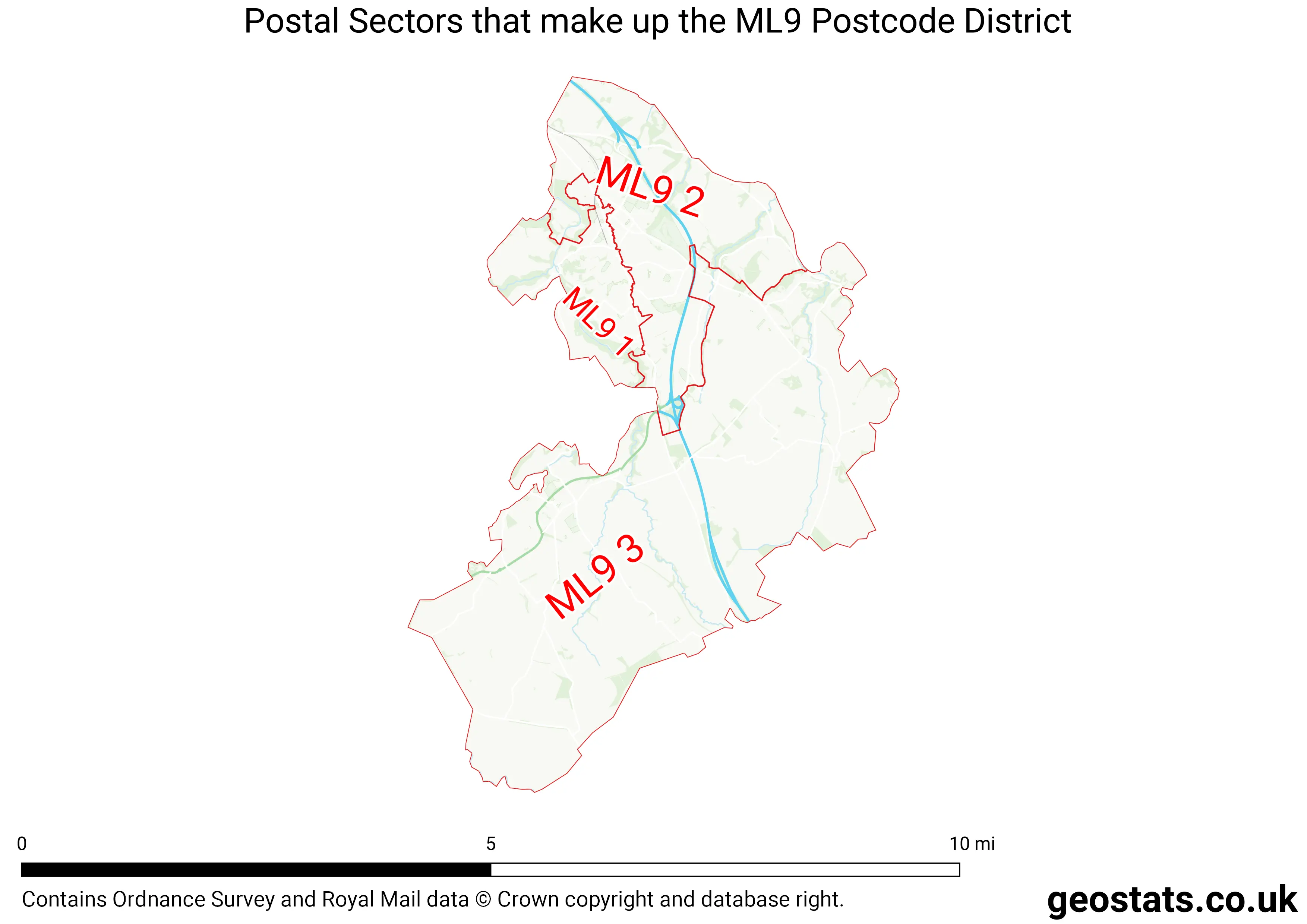 Map of the ML9  District