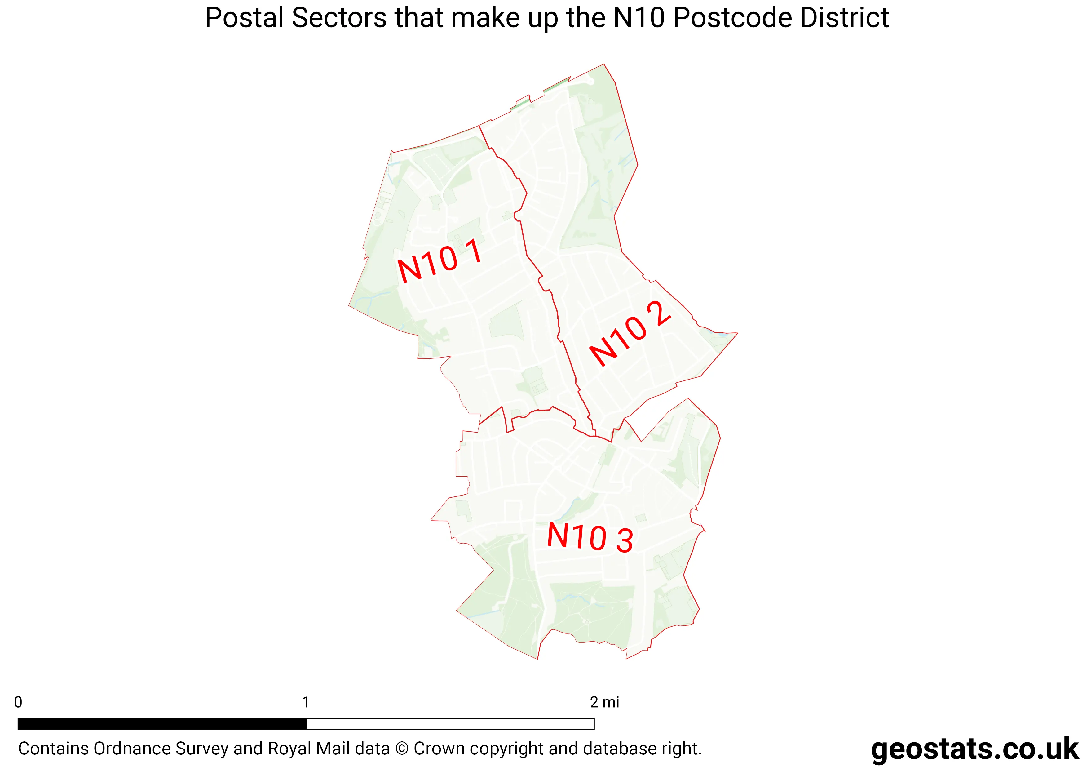 Map of the N10  District