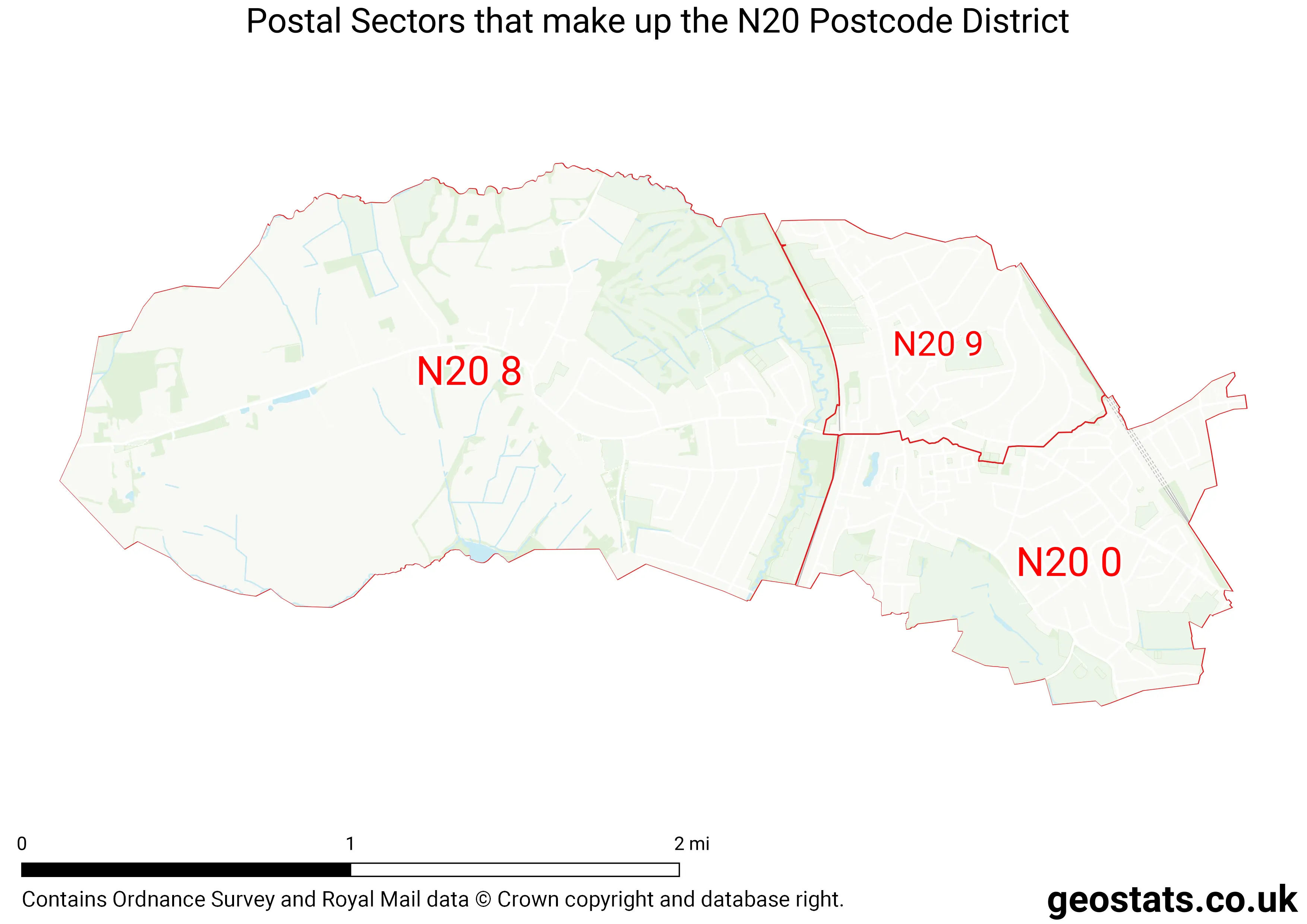 Map of the N20  District