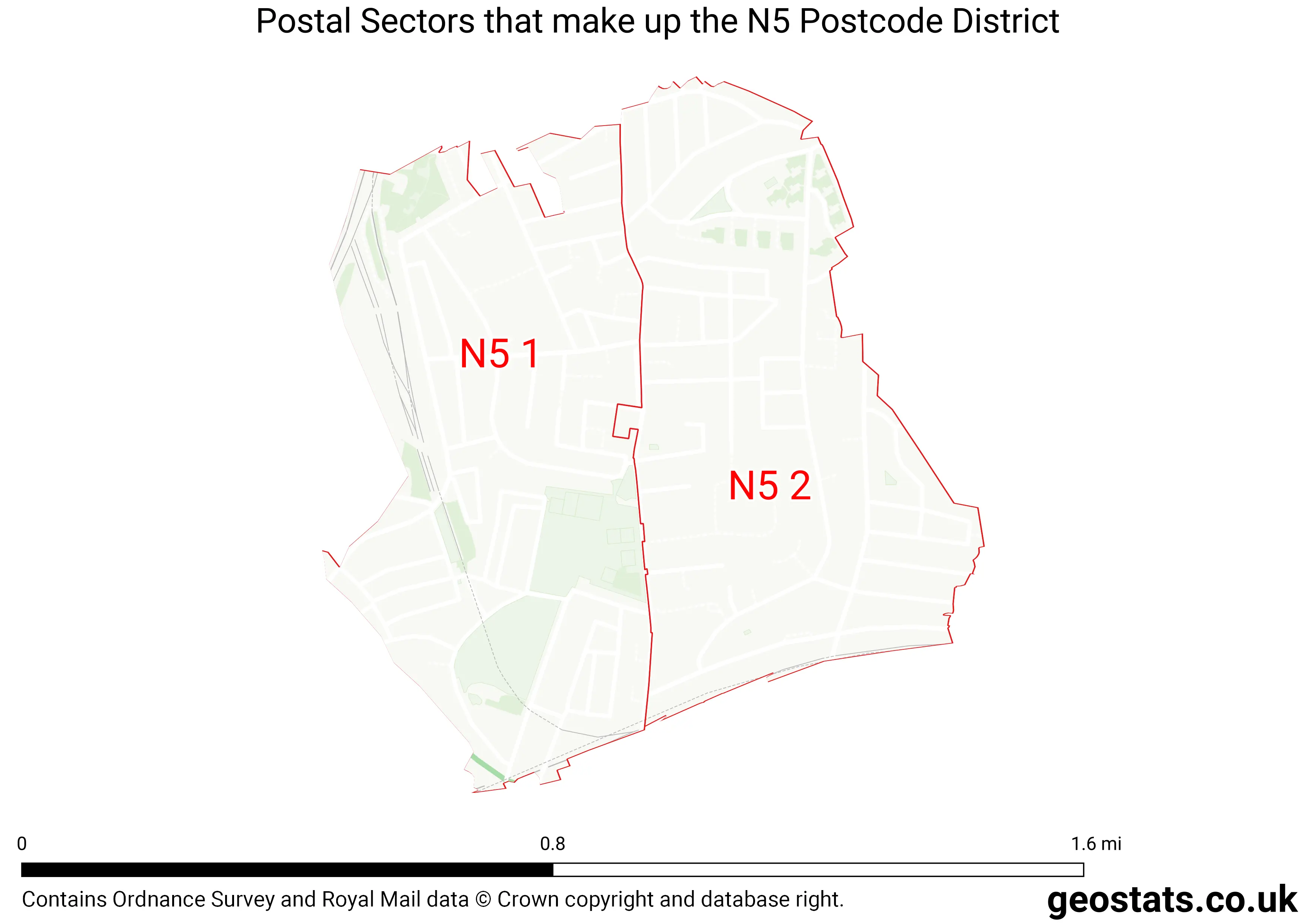Map of the N5  District
