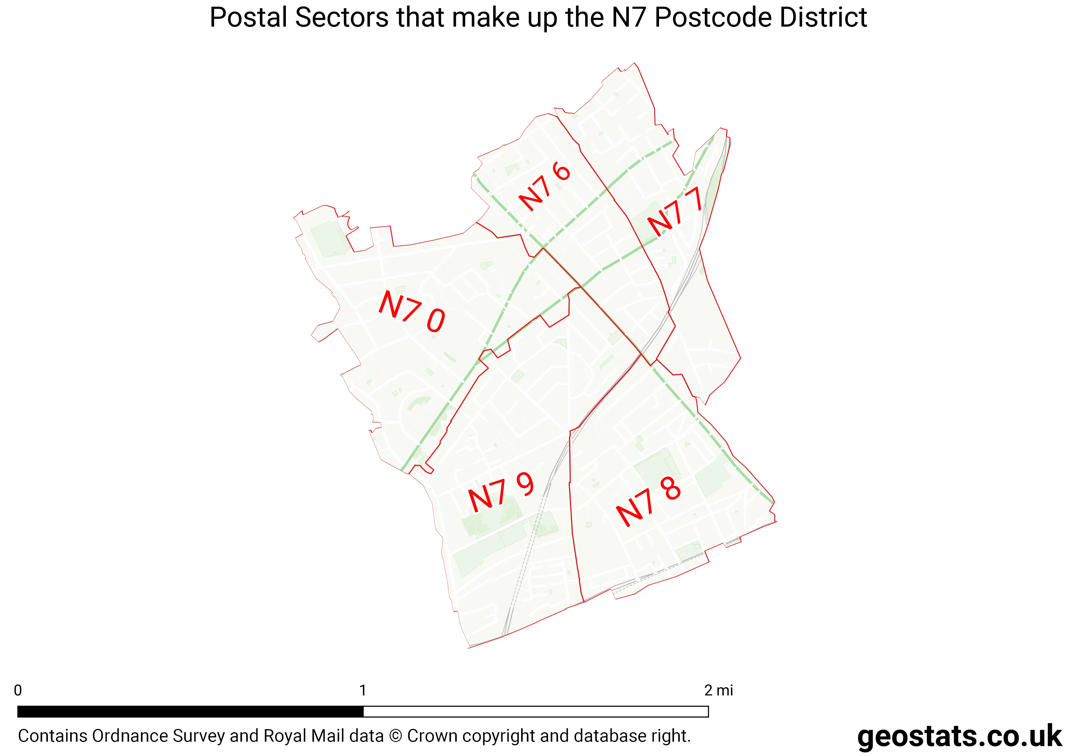 Map of the N7  District
